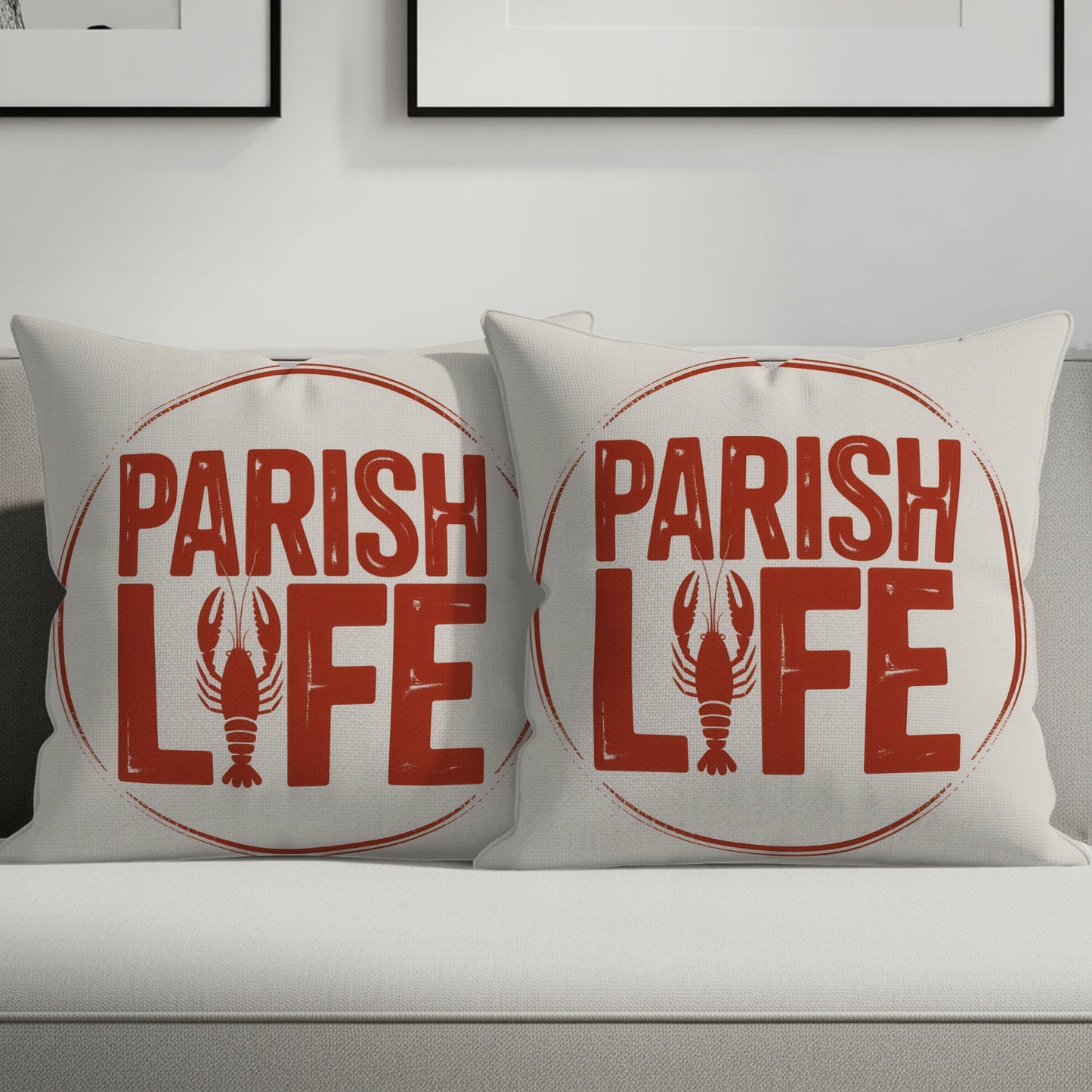 Parish Life Lobster Design Decorative Pillow product