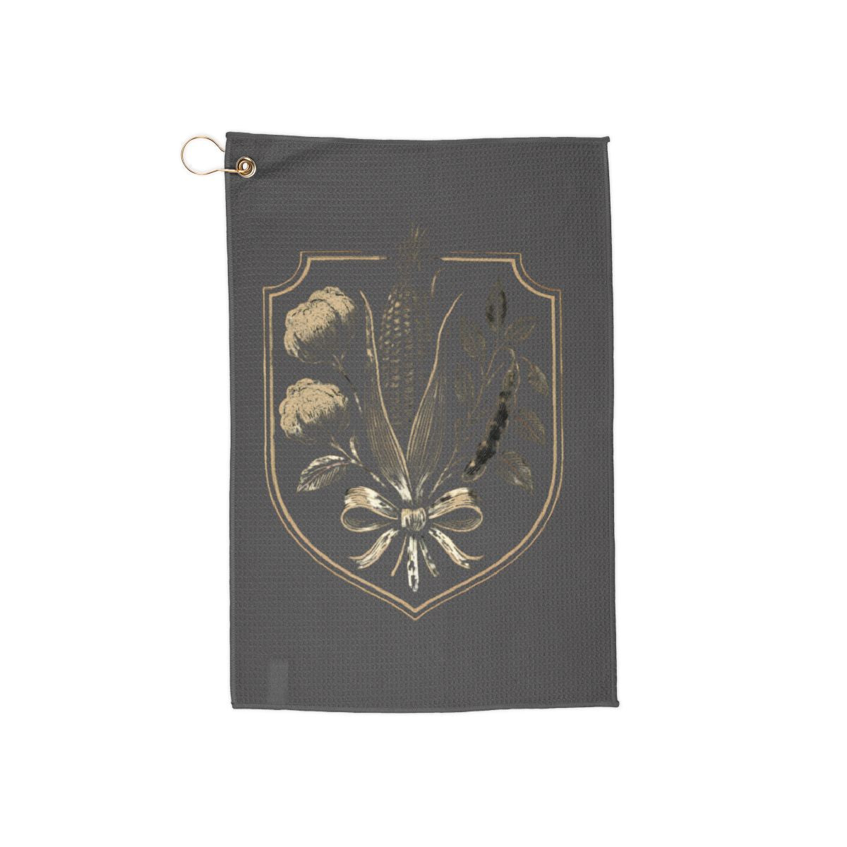 Elegant Dark Floral Pattern Kitchen Towel product