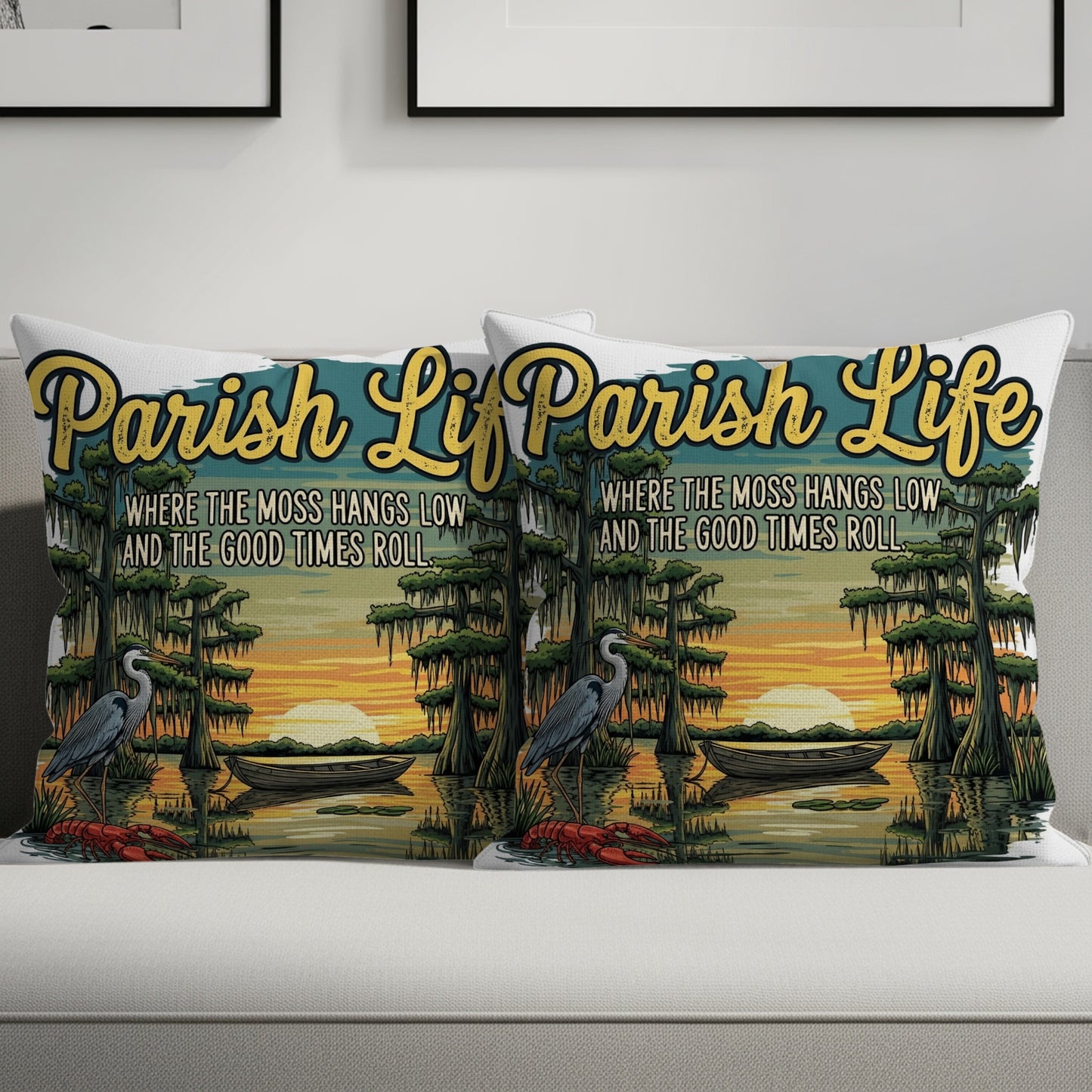 Parish Life Where The Moss Hangs Low Pillow product type