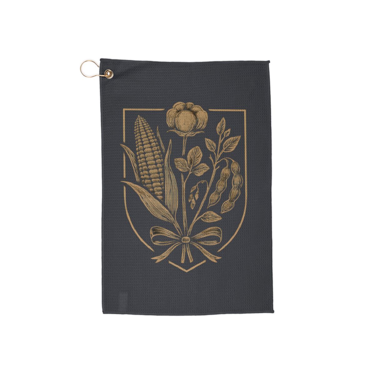 Elegant Floral Design Print on Shield Wall Art product