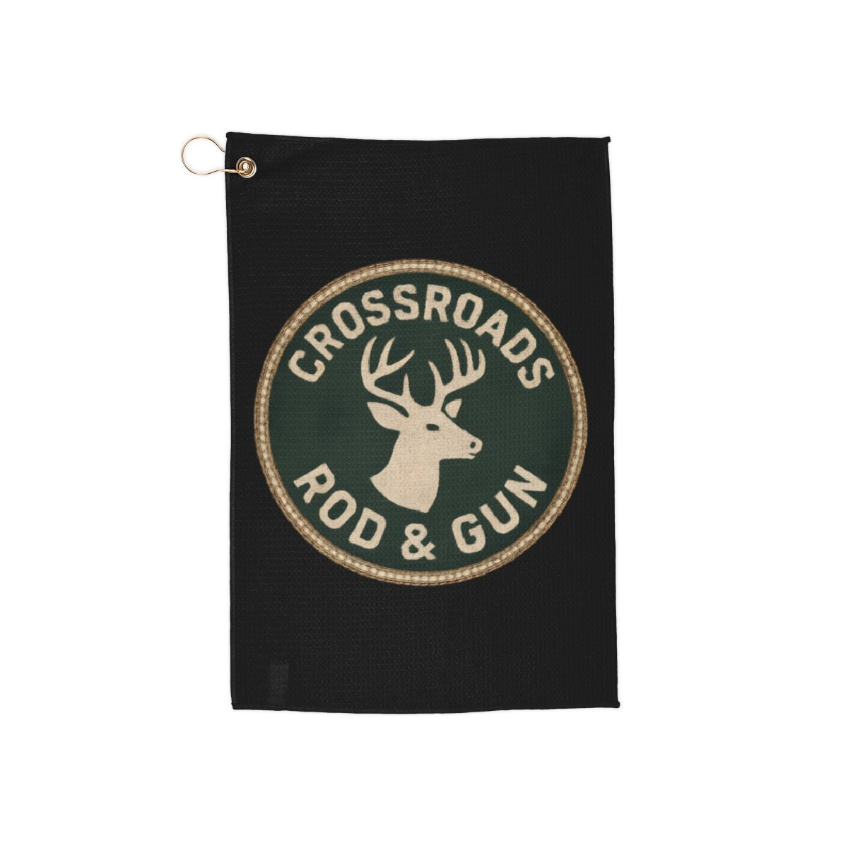 Crossroads Rod and Gun Deer Design Black Banner product