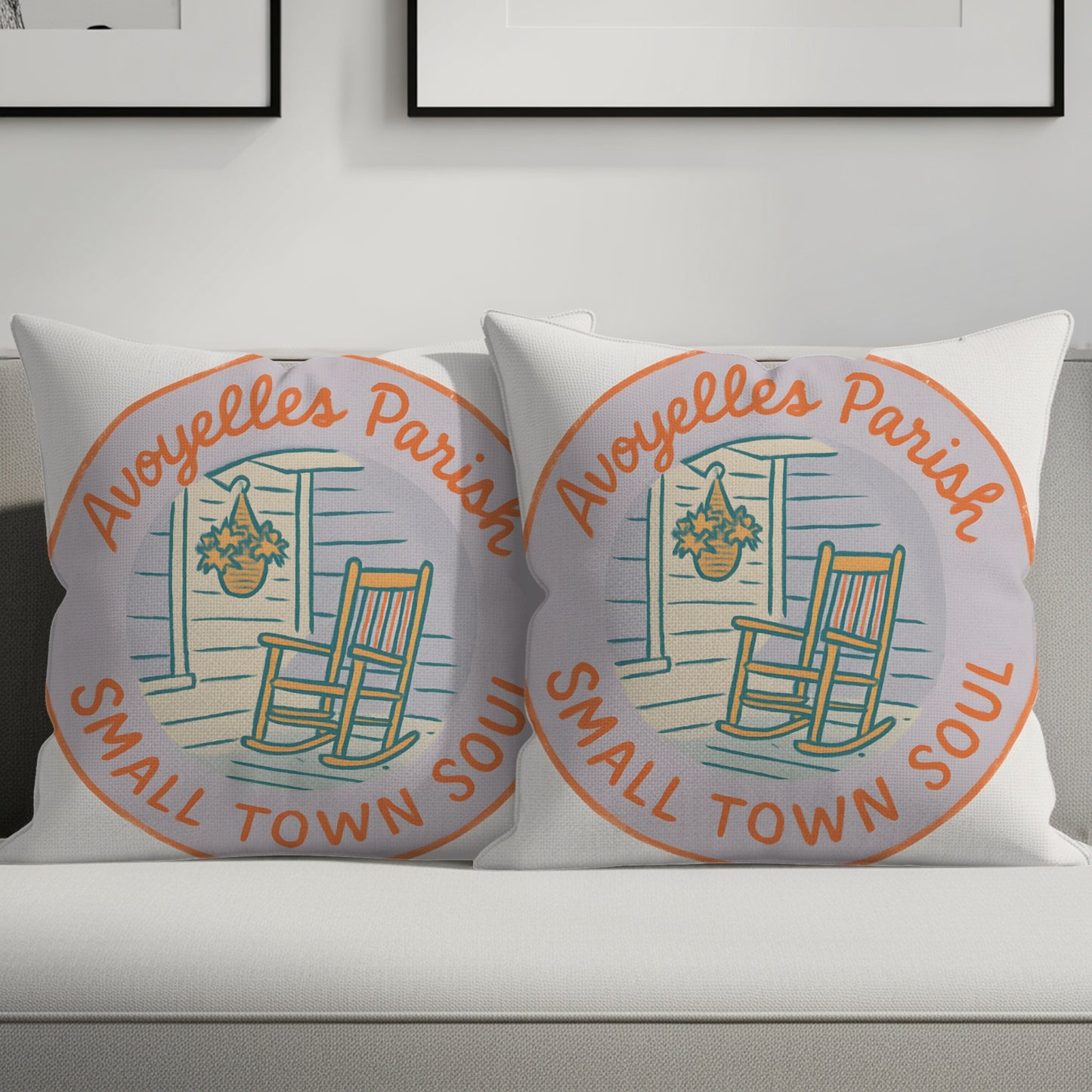 Avoyelles Parish Small Town Soul Throw Pillow product type