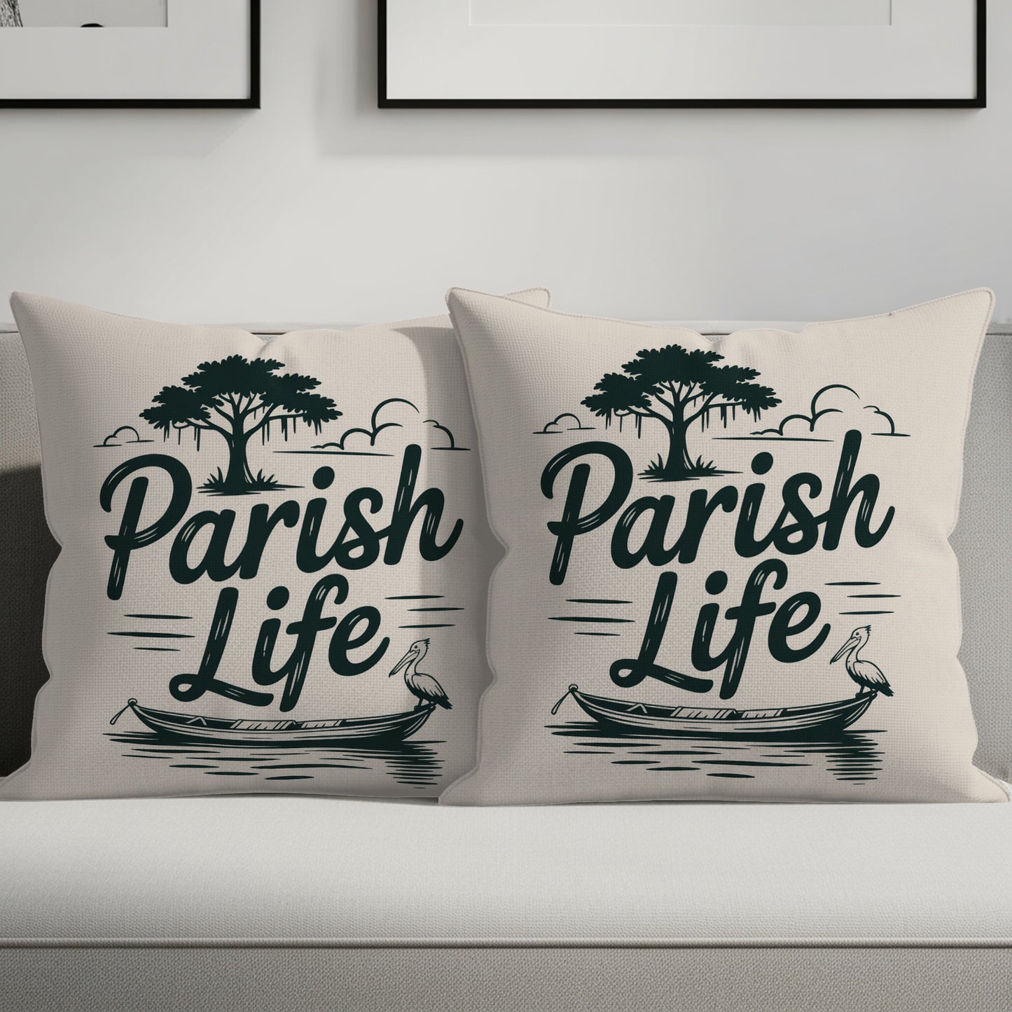 Parish Life Square Decorative Pillow product