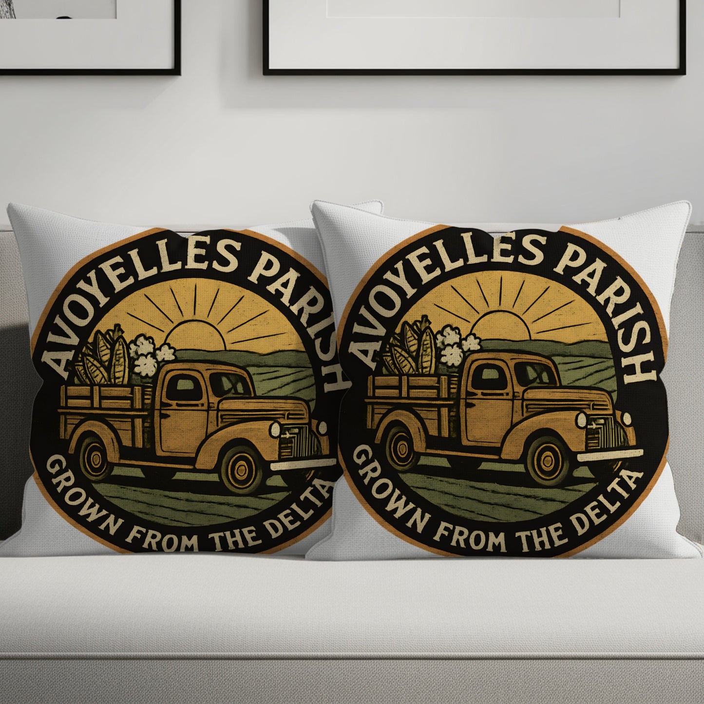 Avoyelles Parish Grown From the Delta Truck Pillow product type