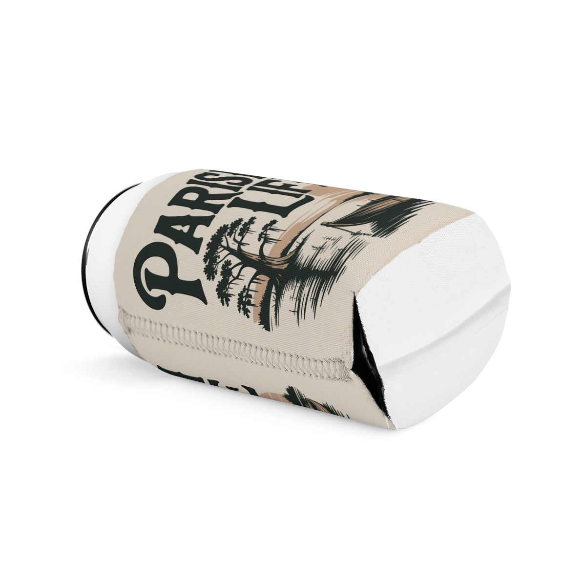 Paris Is Life Tall White Insulated Can Cooler product