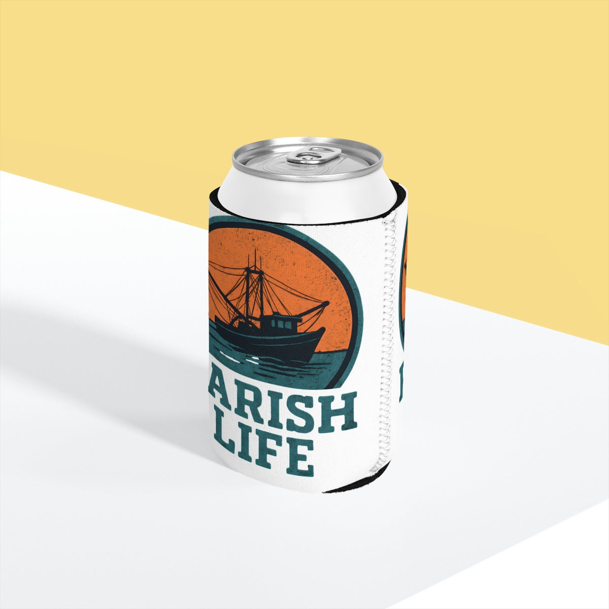 Parish Life Fishing Boat Design Can Cooler product