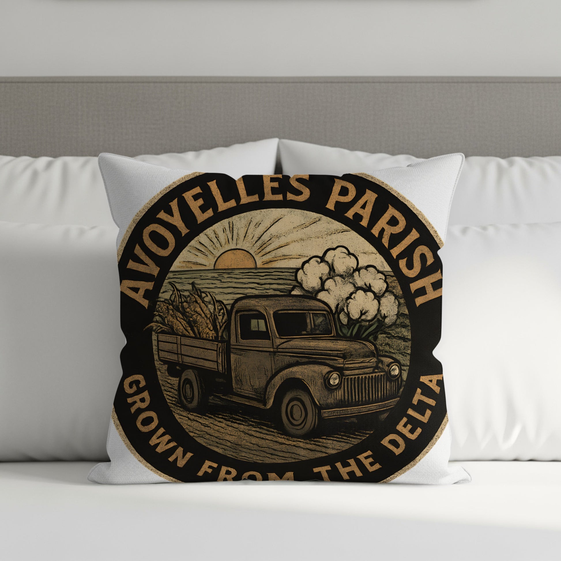 Avoyelles Parish Grown From The Delta pillow product