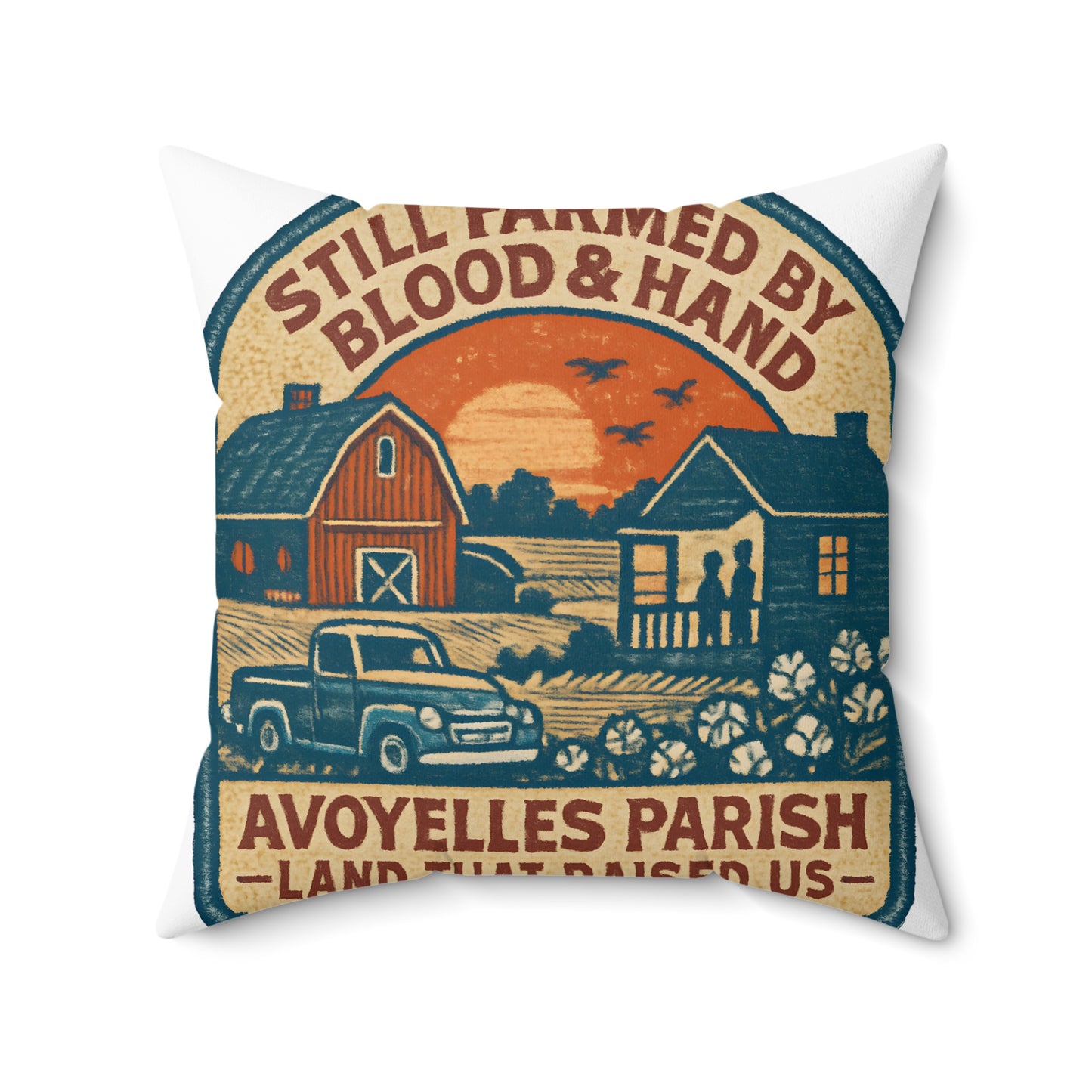 Rustic Avoyelles Parish Heritage Decorative Pillow product
