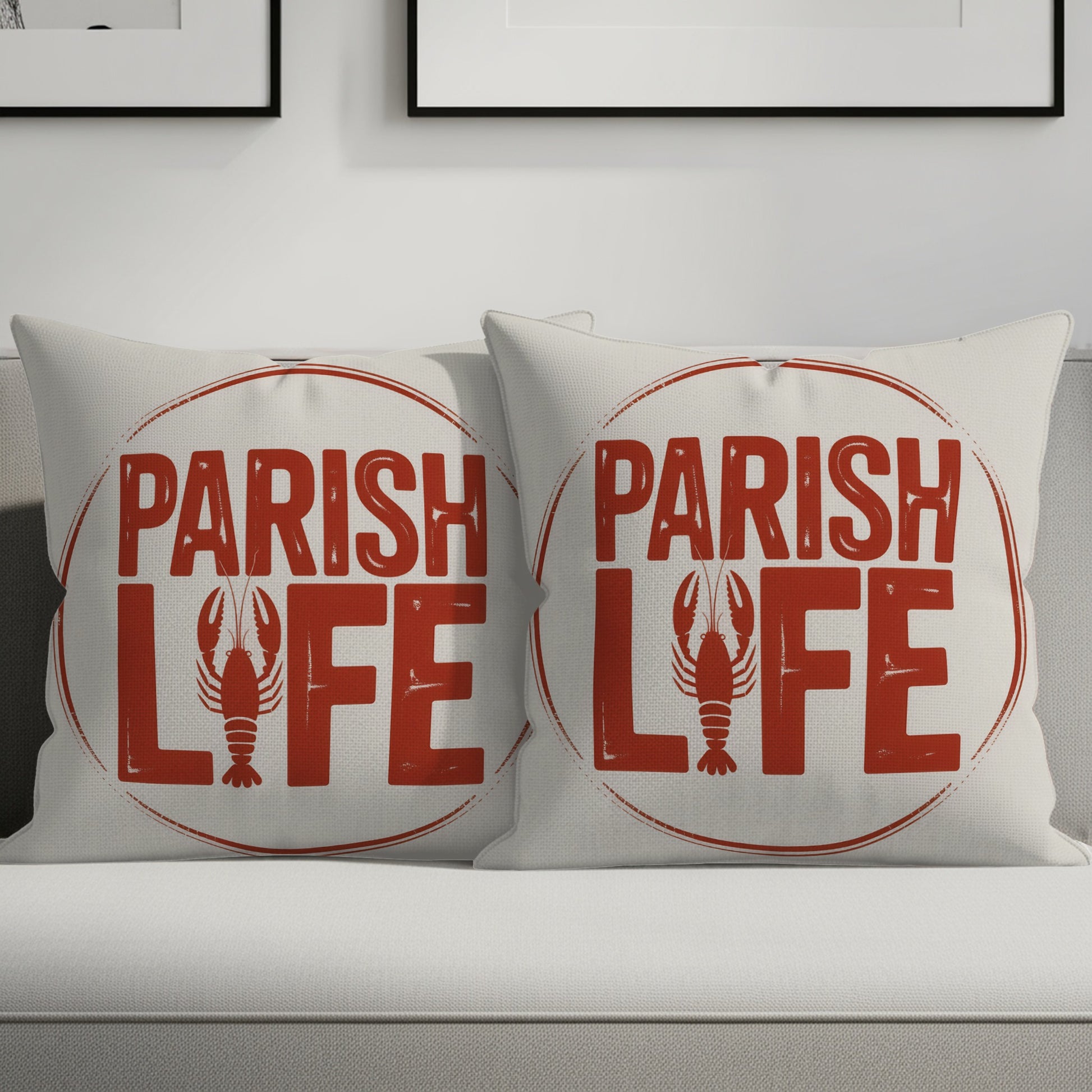 Parish Life Lobster Design Decorative Pillow product