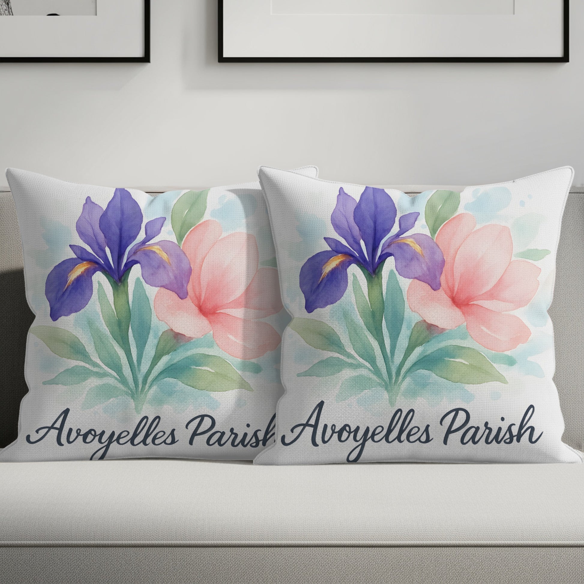 Floral Avoyelles Parish Decorative Throw Pillow product type