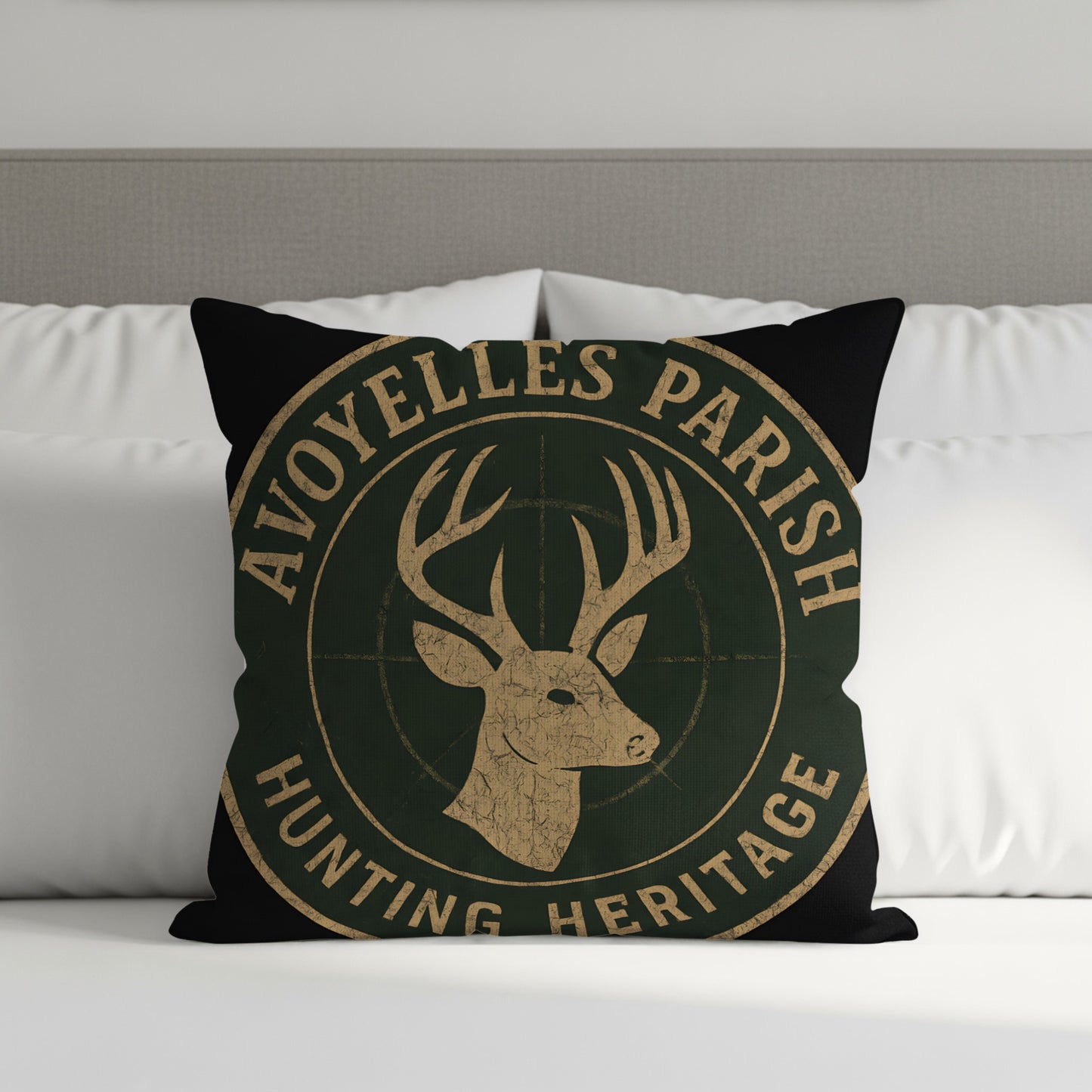 Avoyelles Parish Hunting Heritage Throw Pillow product type