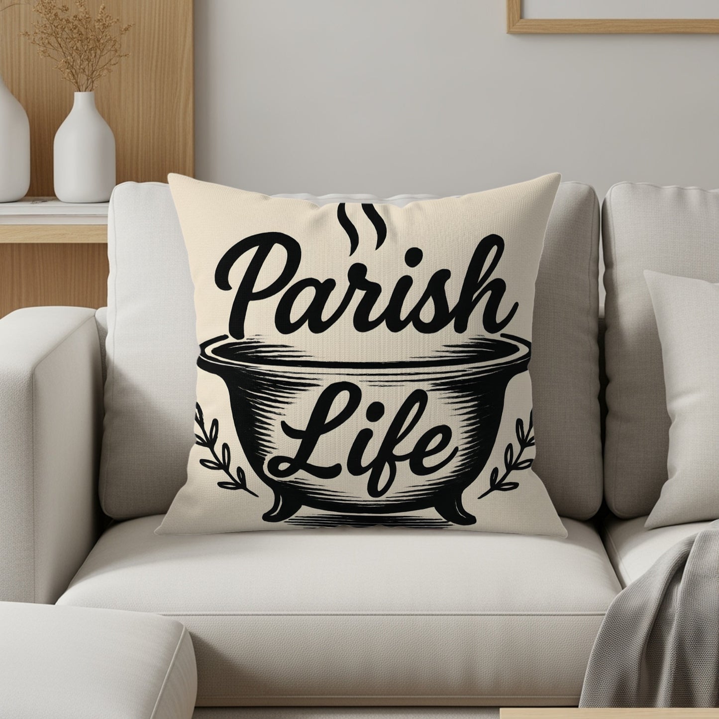 Parish Life Inspirational Print Cushion product type