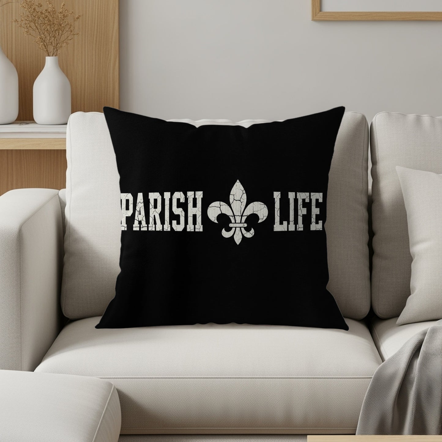 Parish Life Fleur De Lis Design Pillow product