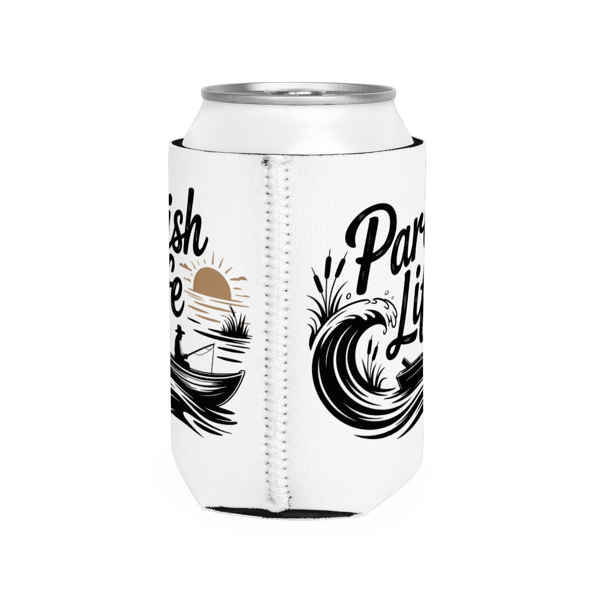 Paradise Life Fishing Beer Can Cooler product