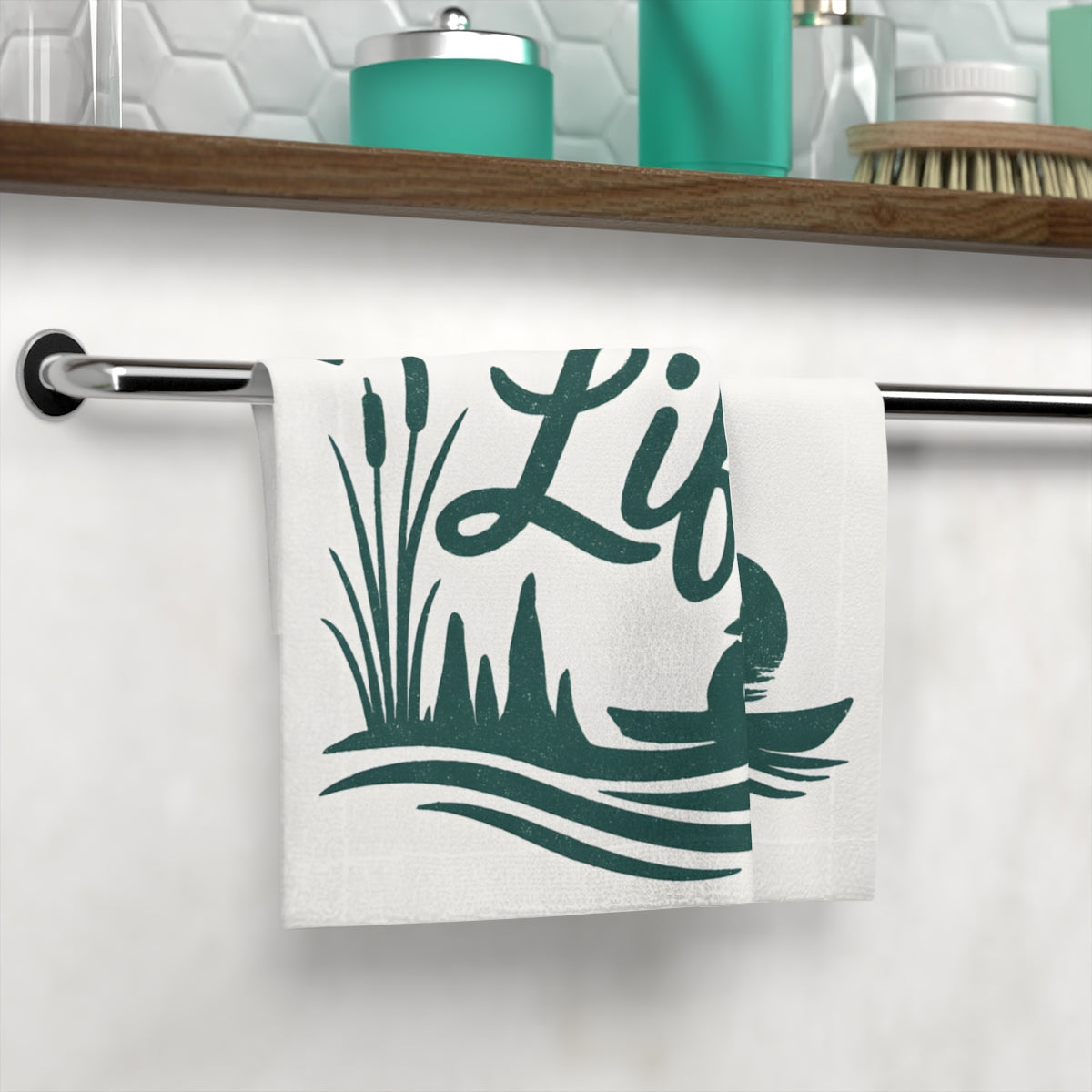Decorative Life-Themed Bathroom Towel Home Decor product
