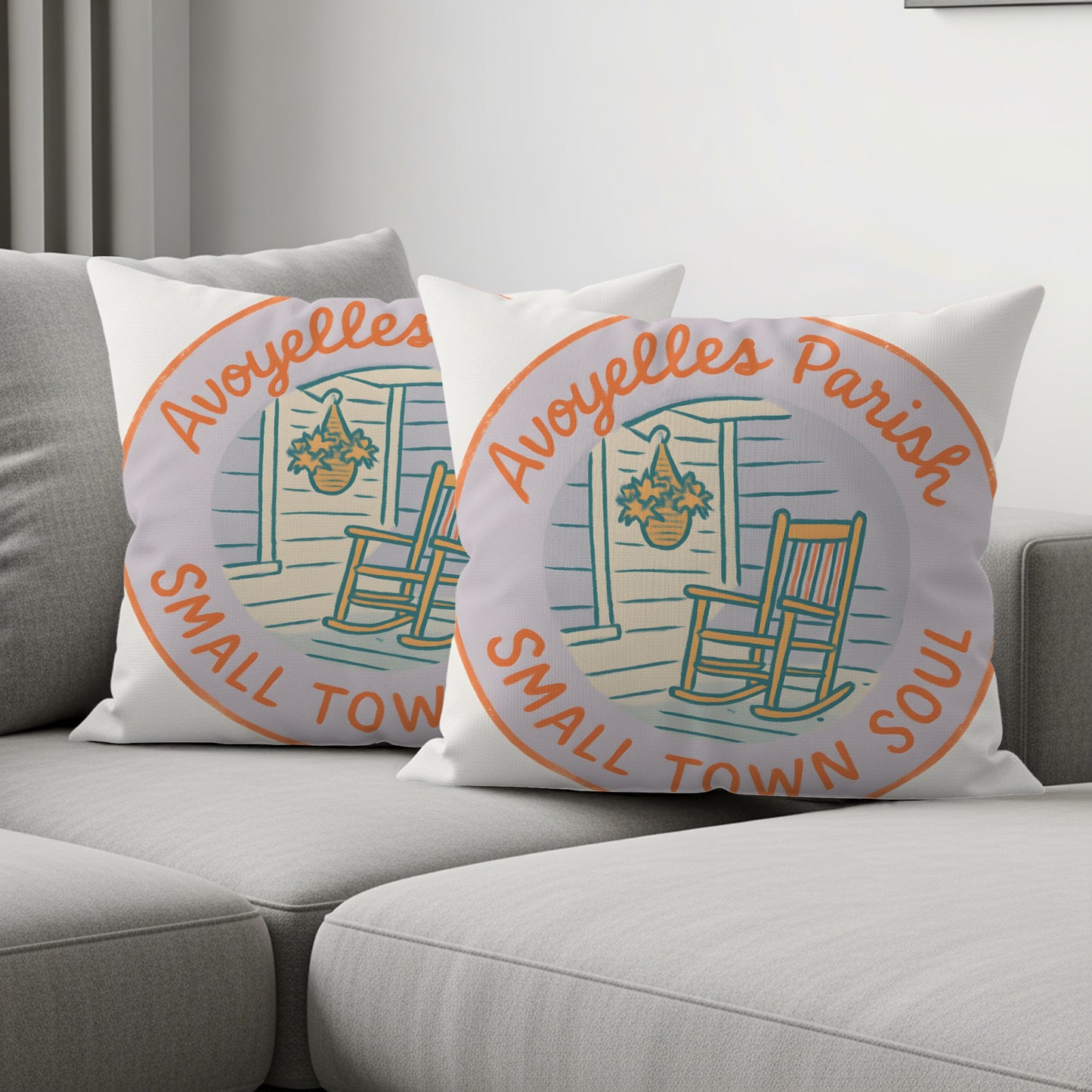 Avoyelles Parish Small Town Soul Throw Pillow product type