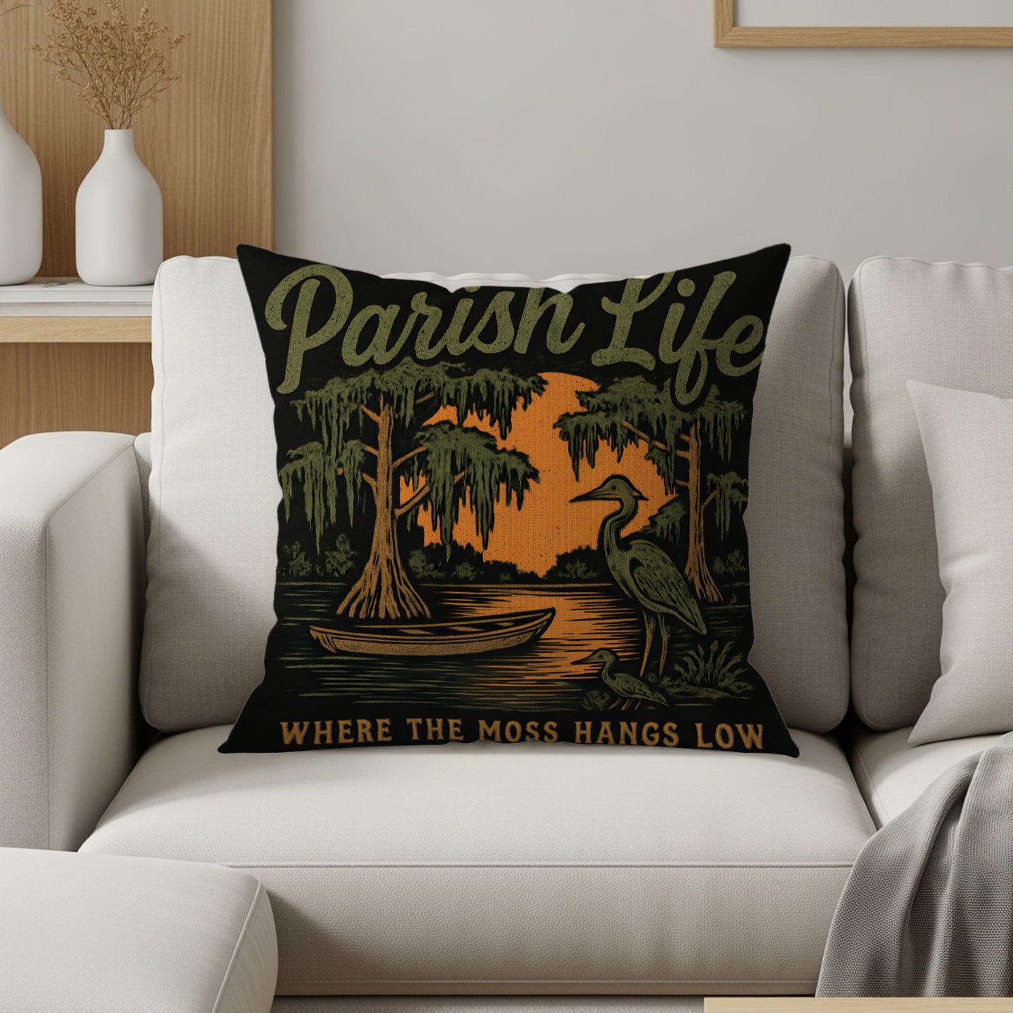 Parish Life Where the Moss Hangs Low Cushion product