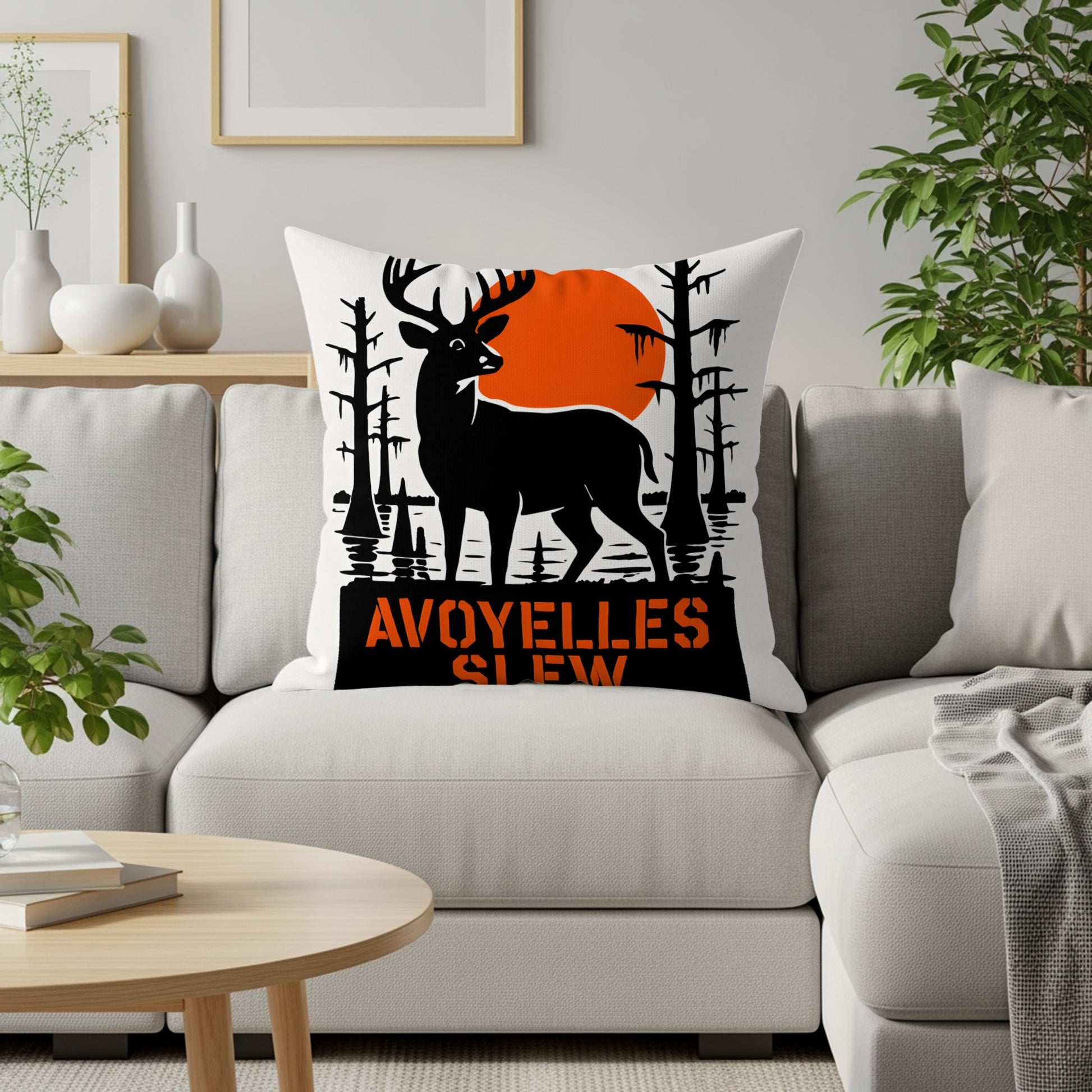 Avoyelles Slew Deer Silhouette Cushion product