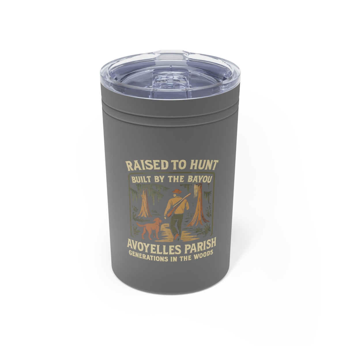 Raised to Hunt Avoyelles Parish Travel Mug product type