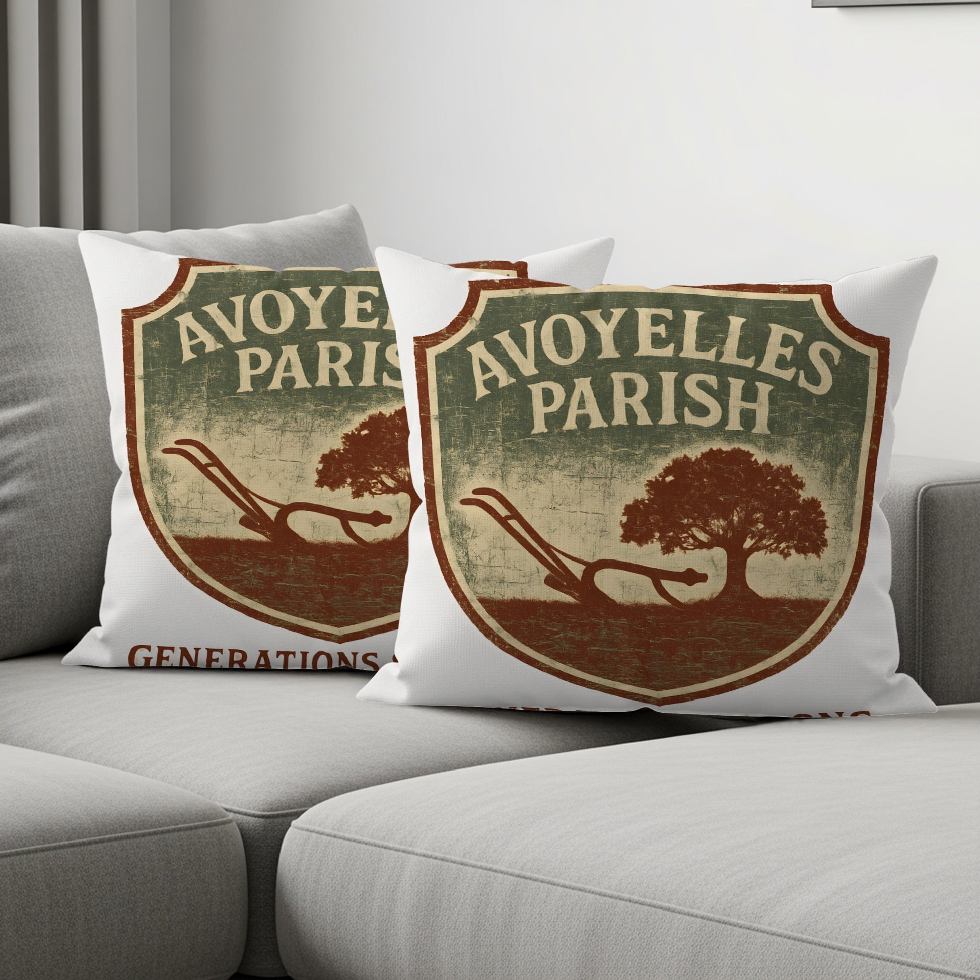 Avoyelles Parish Generations Decorative Pillow product type