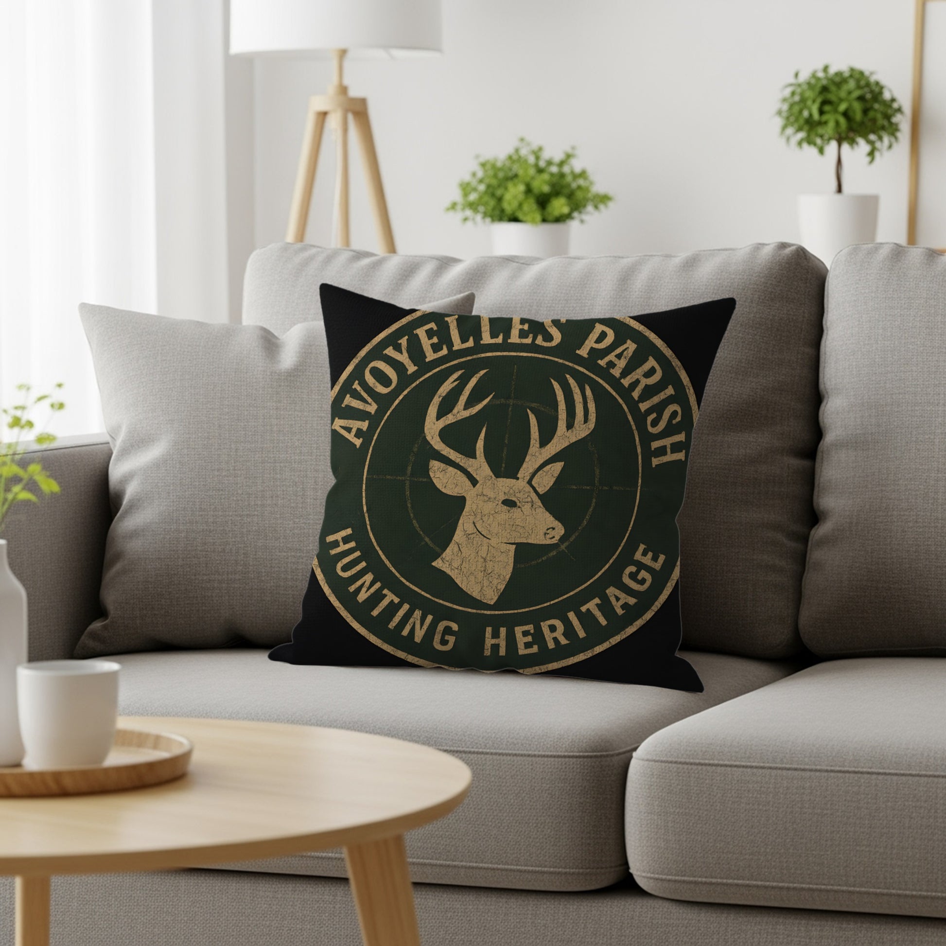 Avoyelles Parish Hunting Heritage Emblem Pillow product