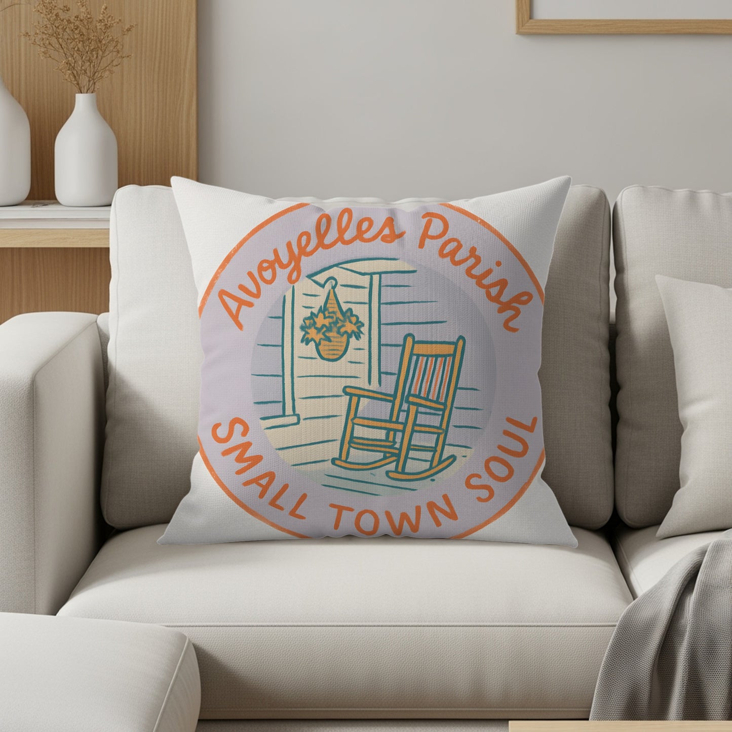 Avoyelles Parish Small Town Soul Pillow product