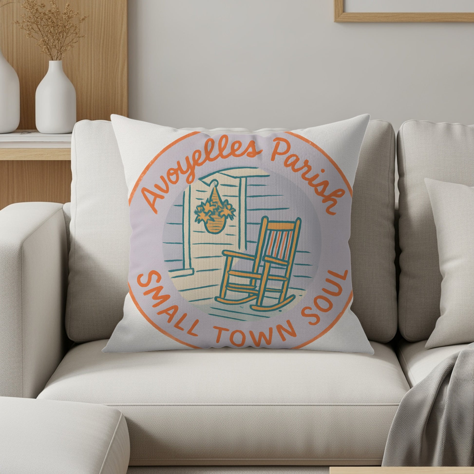 Avoyelles Parish Small Town Soul Pillow product