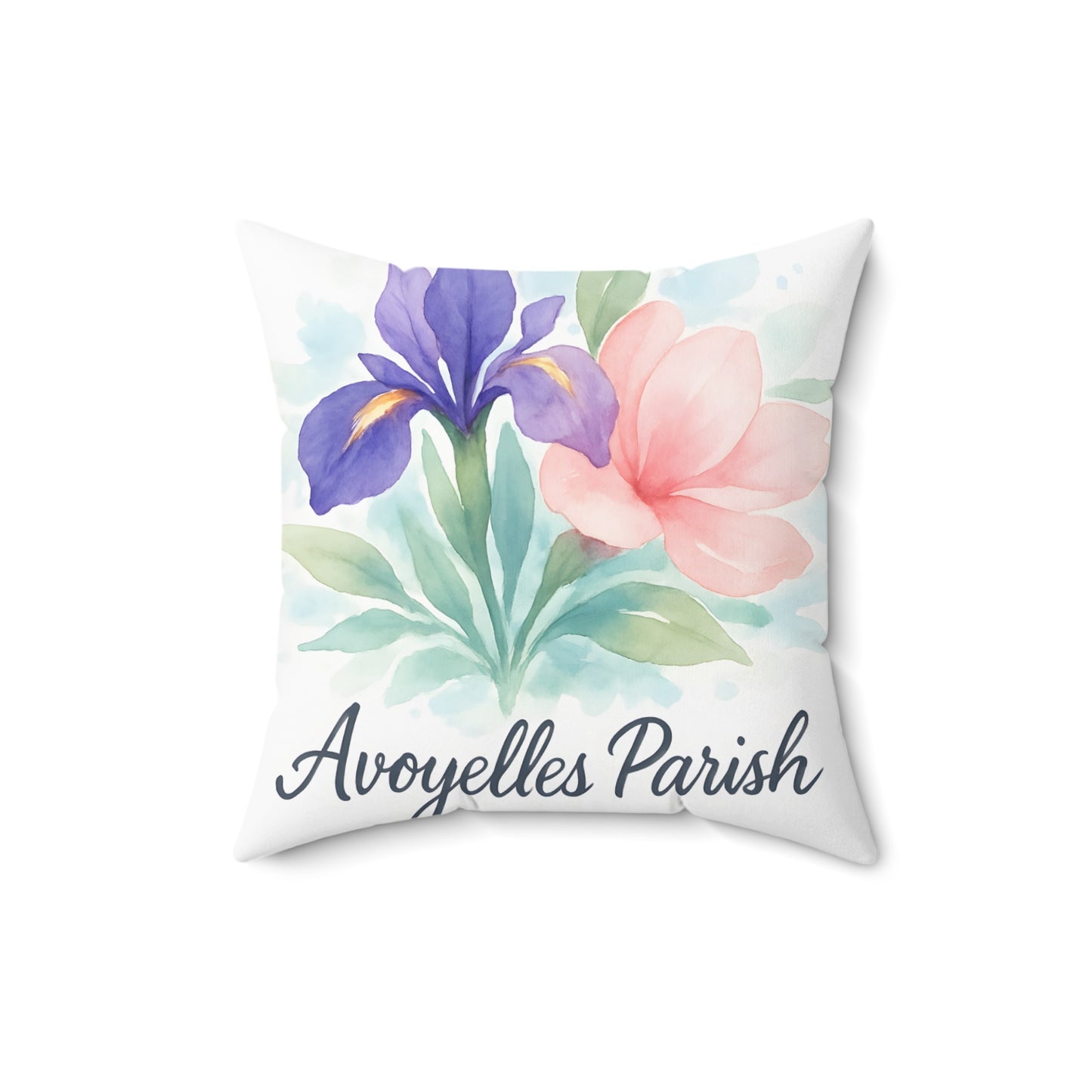 Avoyelles Parish Flower Design Throw Pillow product type