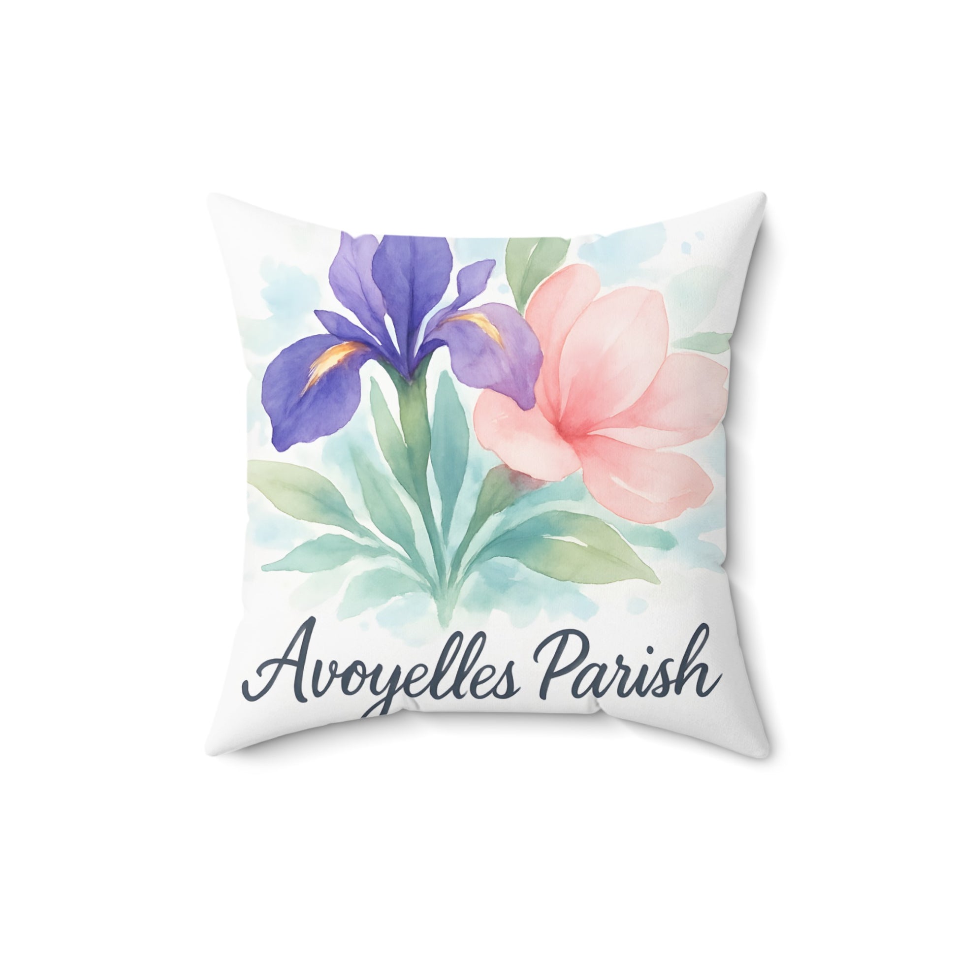 Avoyelles Parish Flower Design Throw Pillow product type