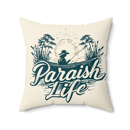 Parish Life Canoe Scene Decorative Pillow product