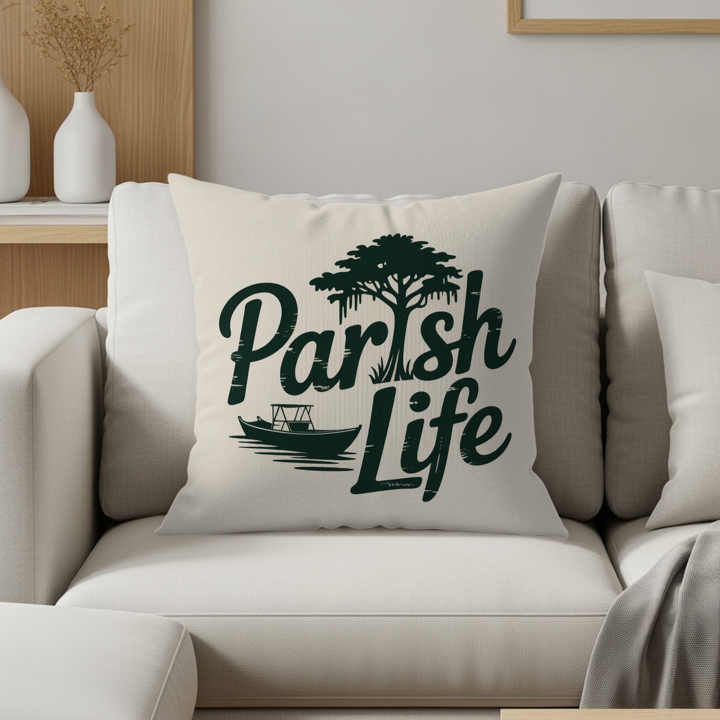 Parish Life Scenic Decorative Pillow product