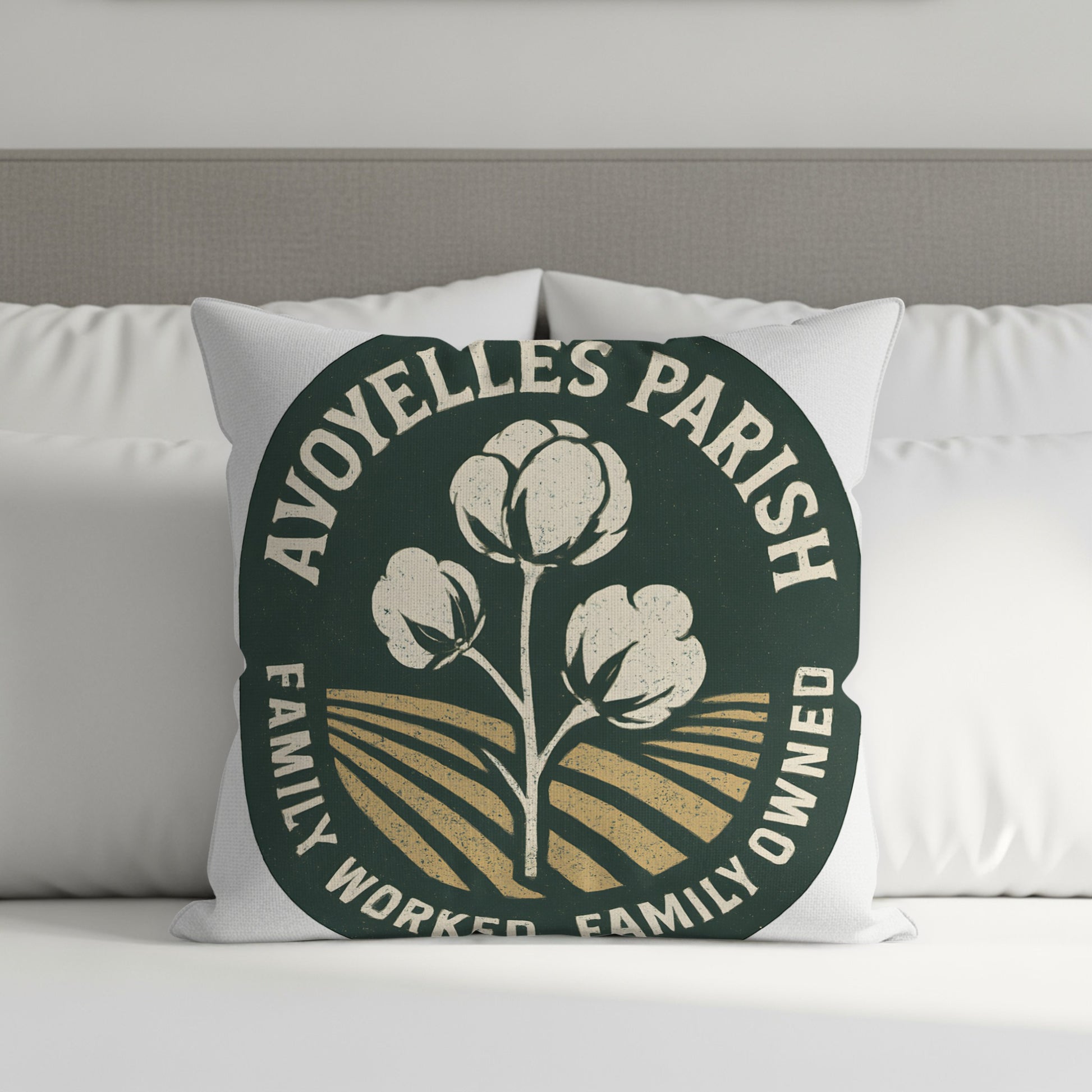 Decorative Avoyelles Parish Family Owned Pillow product