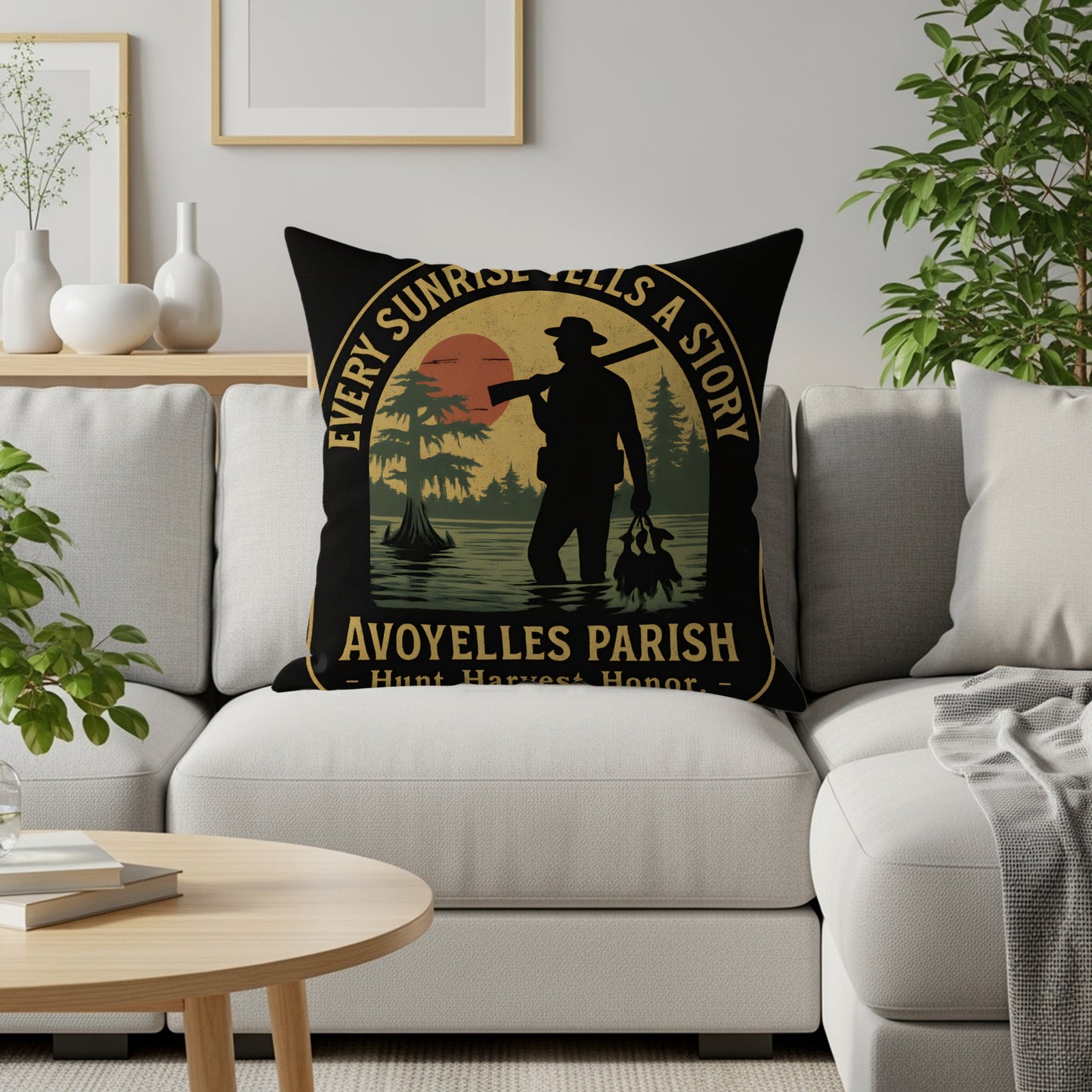 Every Sunrise Tells Story Avoyelles Parish Pillow product