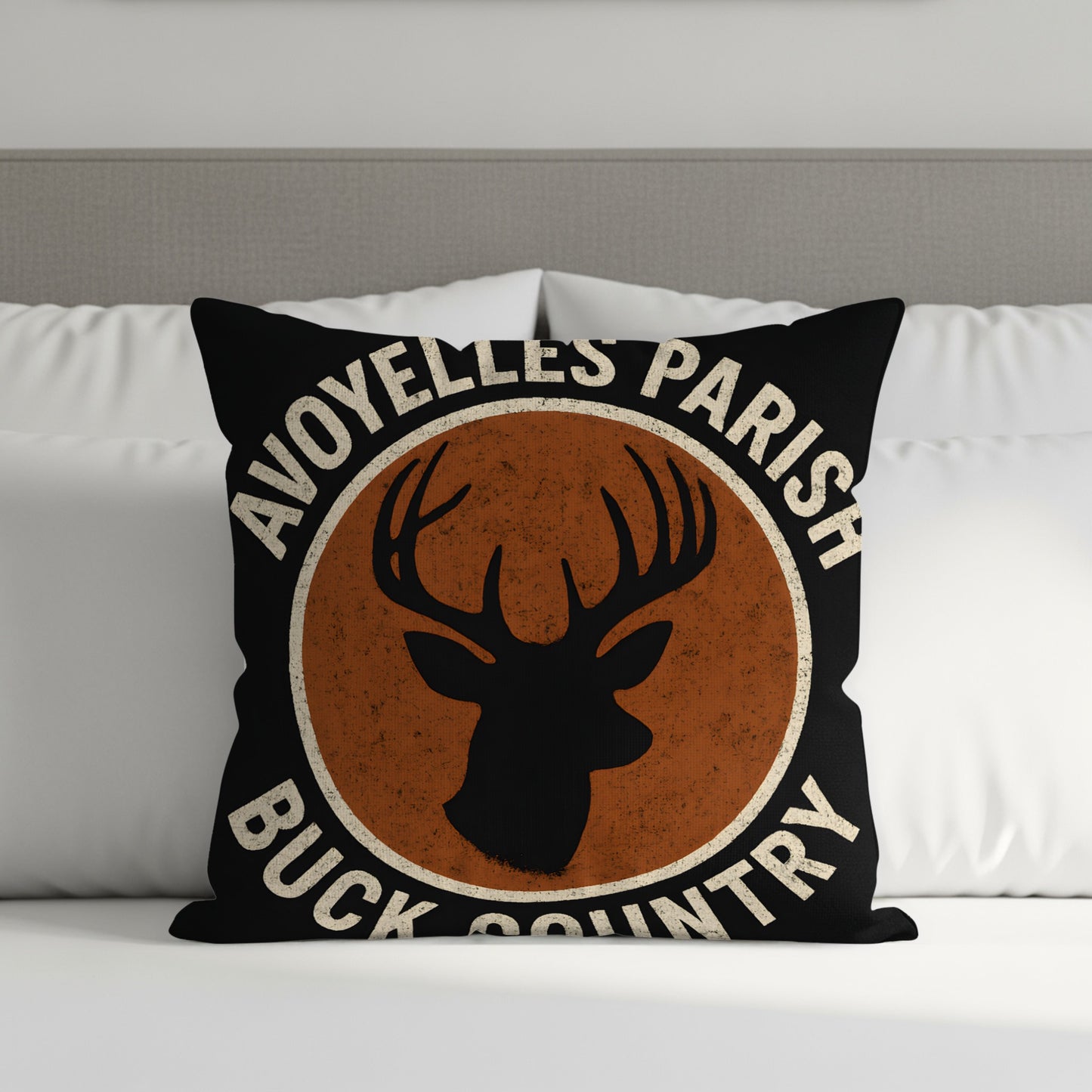Avoyelles Parish Buck Country Decorative Pillow product