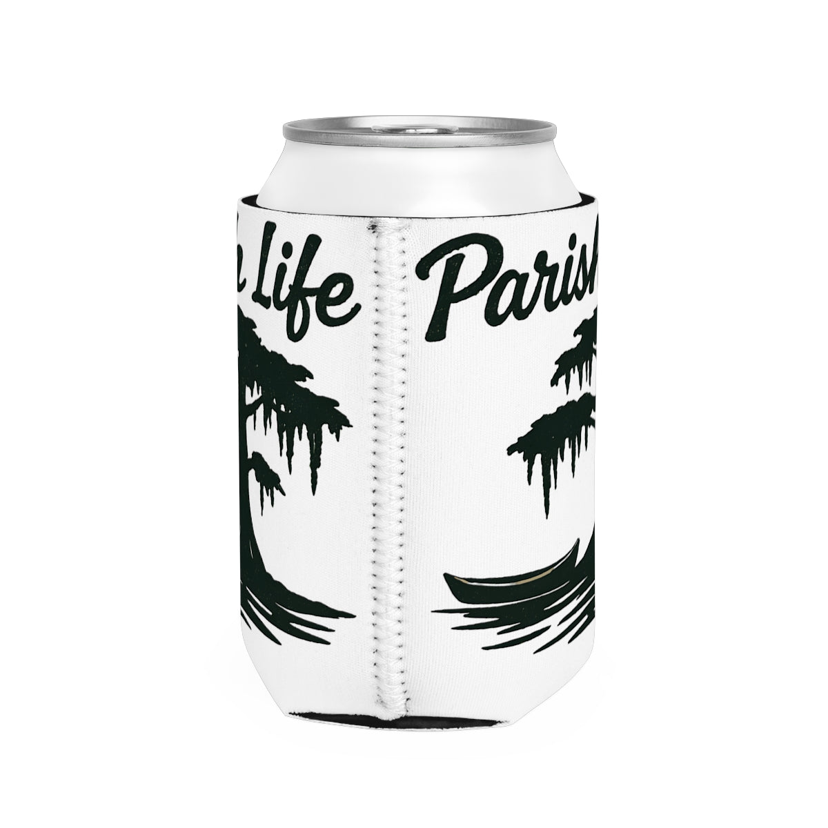 Live the Parishes Life with Boat and Tree Can Cooler product