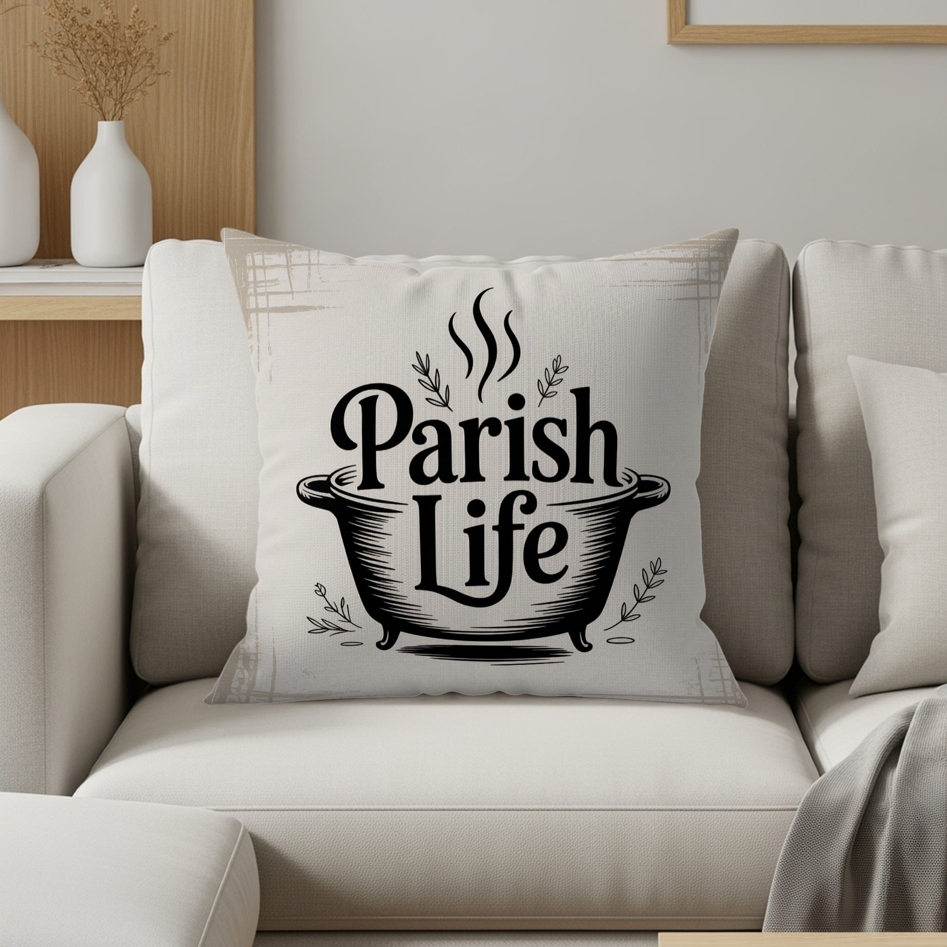 Cozy Parish Life Pillow Enhances Your Home Decor product type