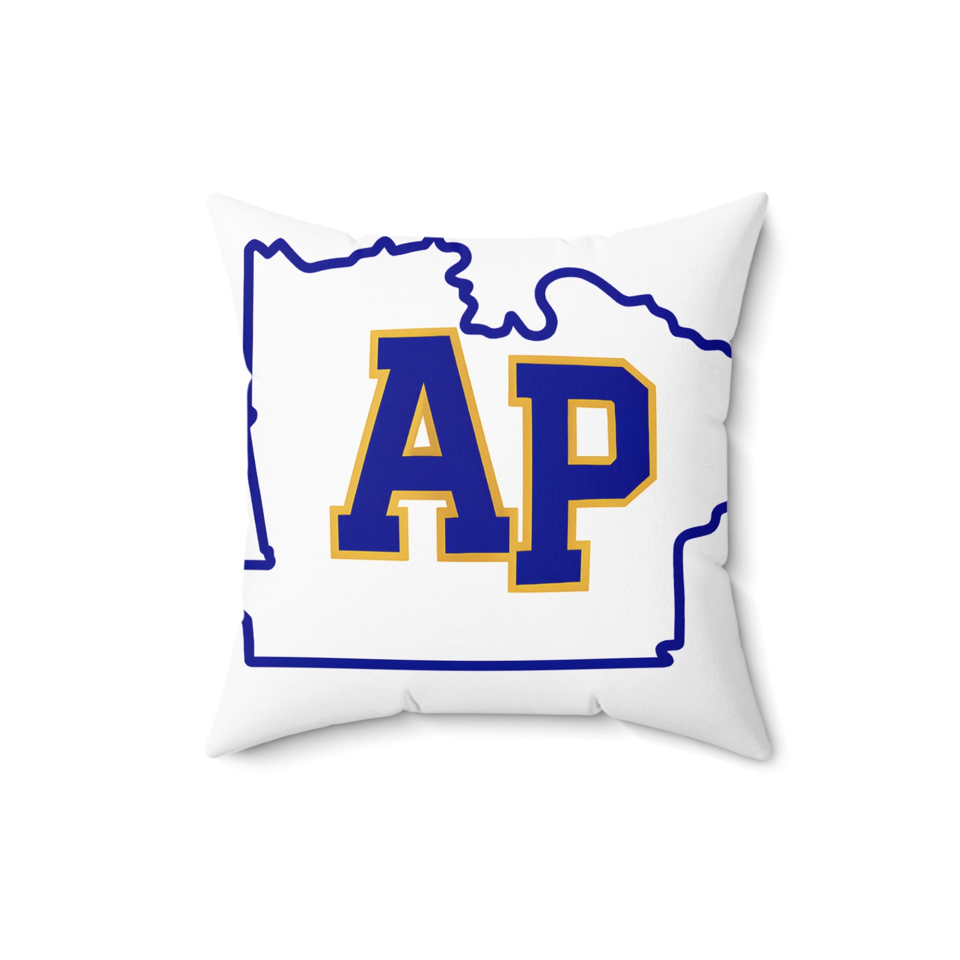 AP State Outline Design Throw Pillow product type