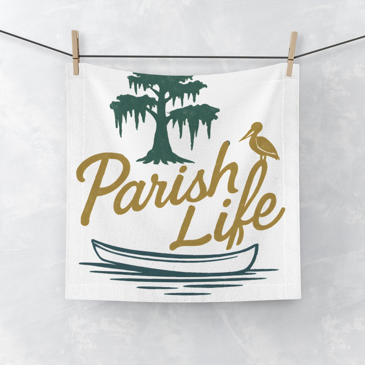 Parish Life with Canoe and Tree Design product