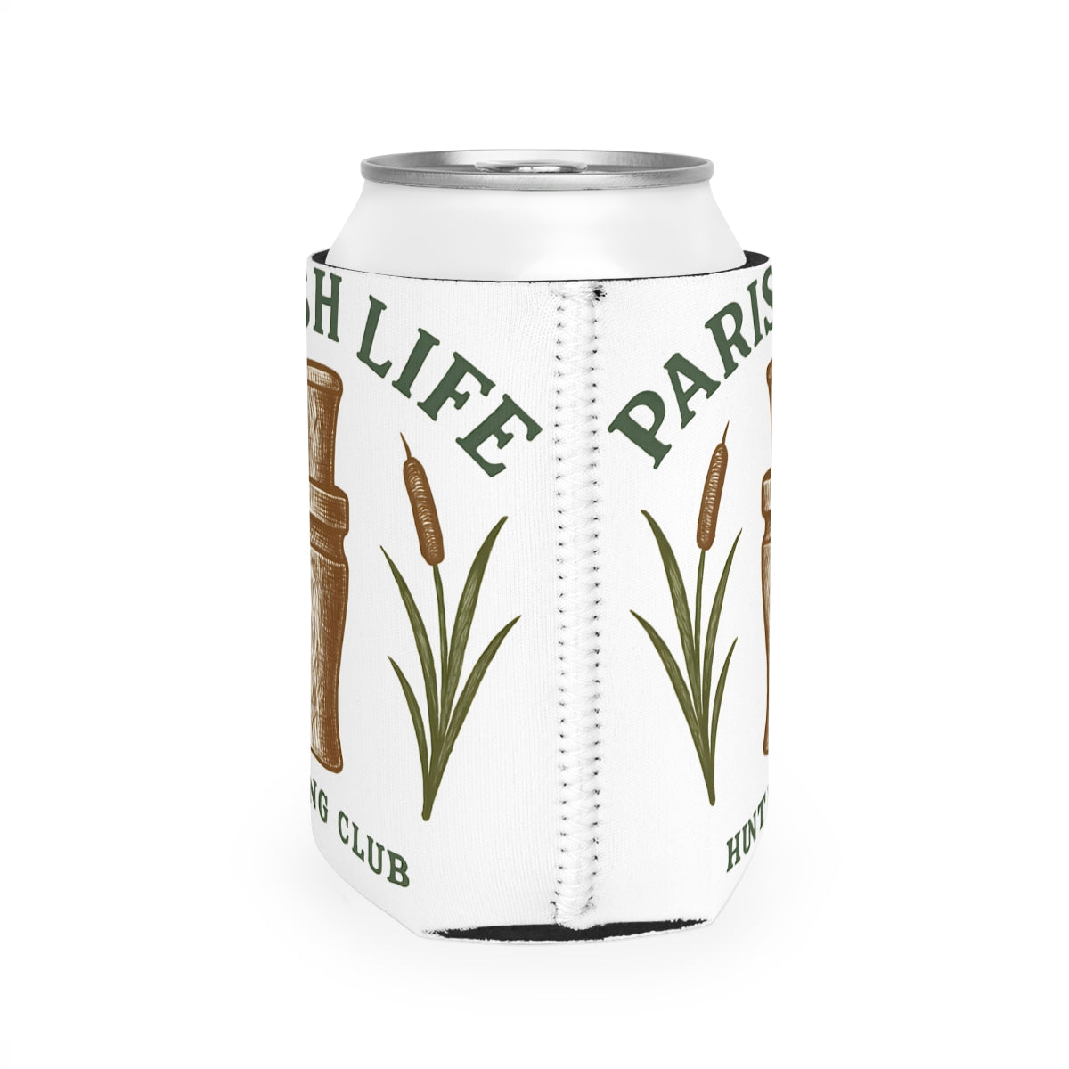 Parish Life Hunting Club Custom Drink Koozie product type