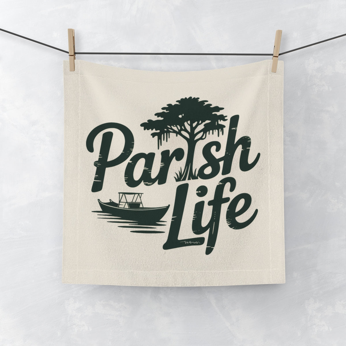 Parish Life Tree Boat Design Towel product
