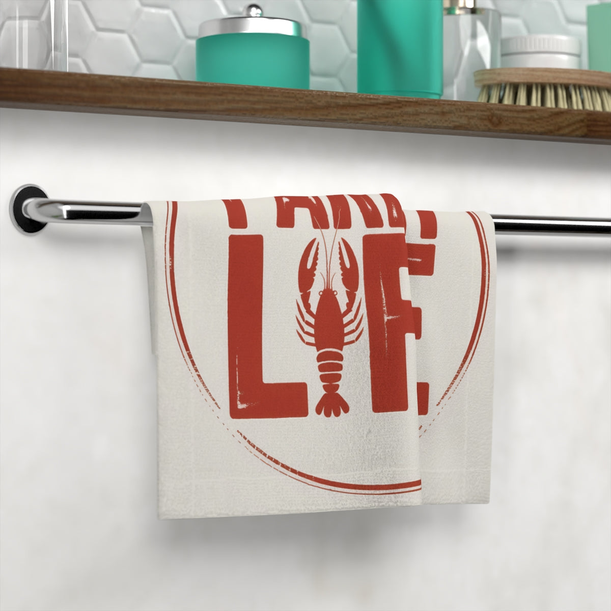 Funny Lobster Design Towel Perfect For Bathroom product type