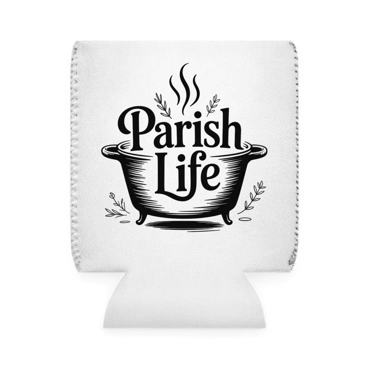 Parish Life Graphic White Can Cooler product