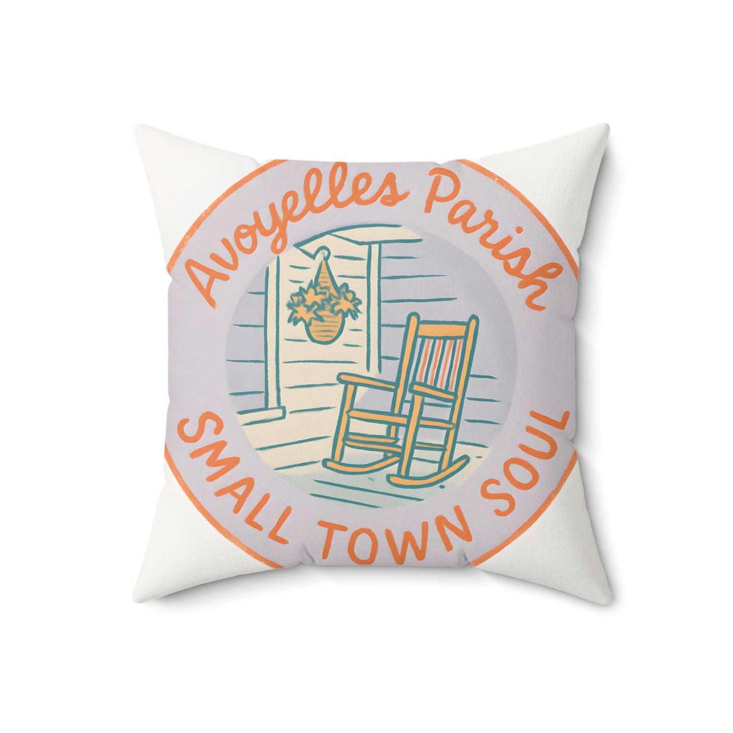 Avoyelles Parish Small Town Soul Throw Pillow product