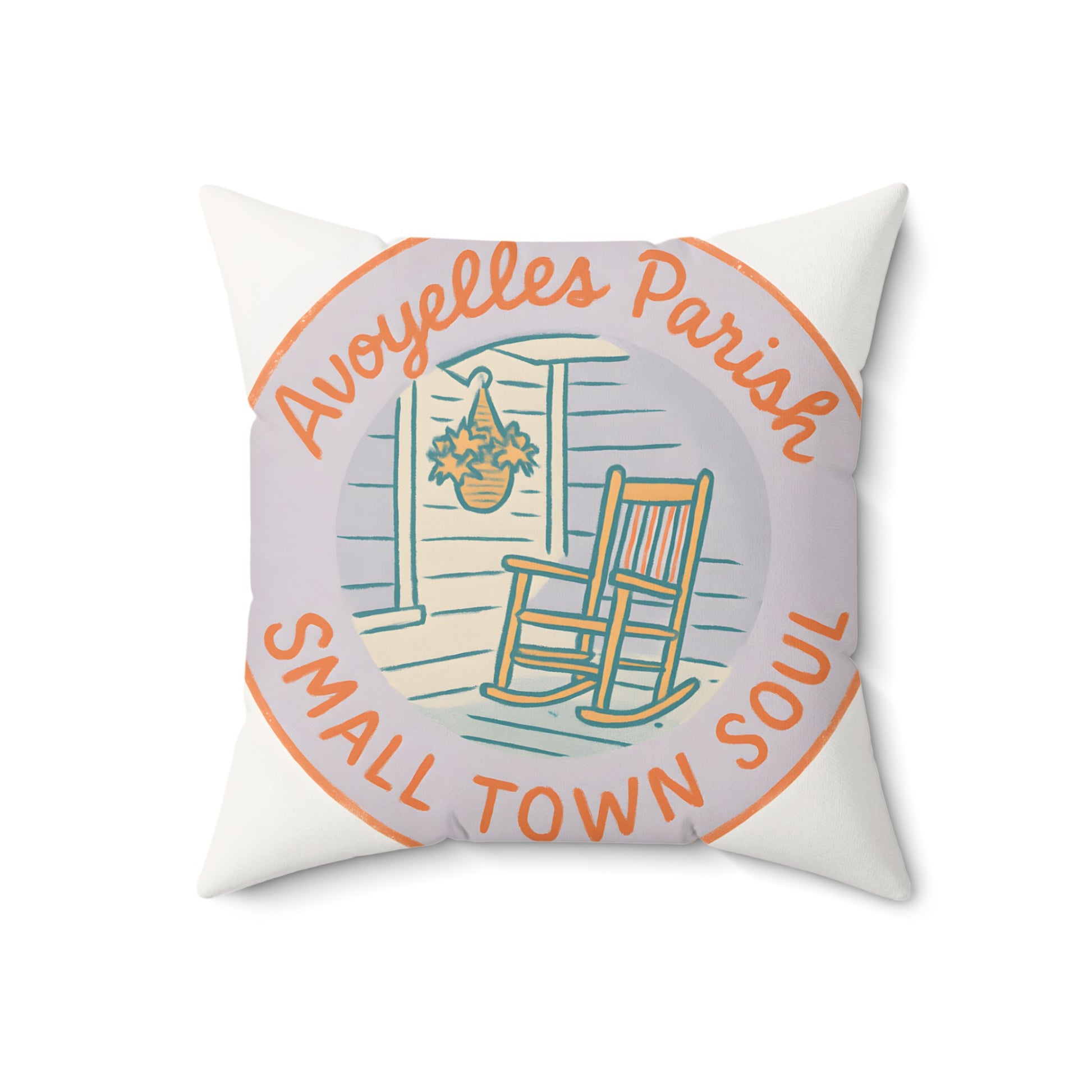 Avoyelles Parish Small Town Soul Throw Pillow product