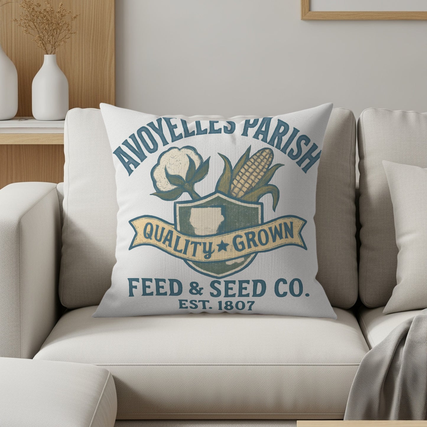 Avoyelles Parish Quality Grown Feed and Seed Co pillow product