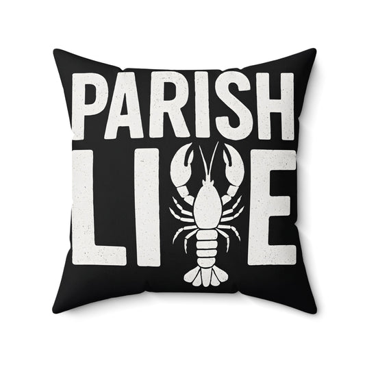 Parish Live Crawfish Graphic Throw Pillow product
