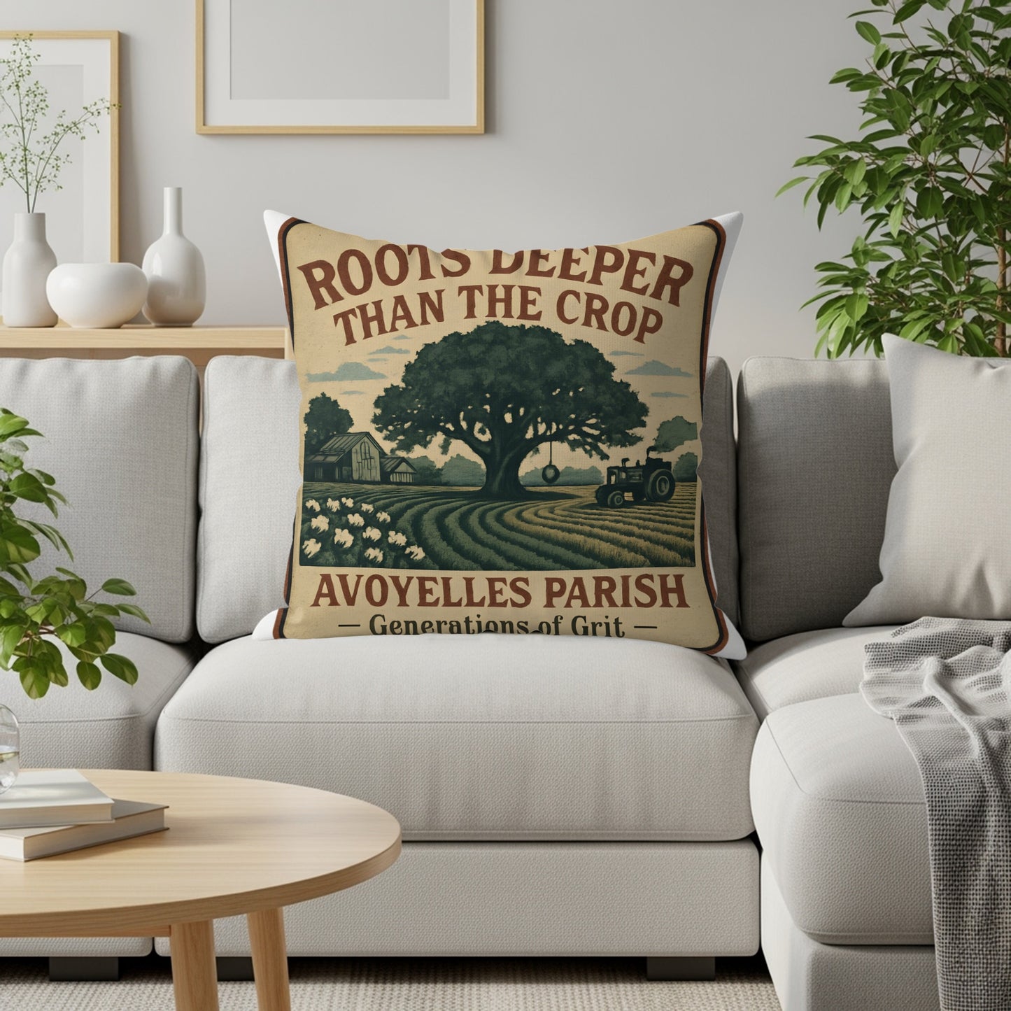 Roots Deeper Than The Crop Pillow product