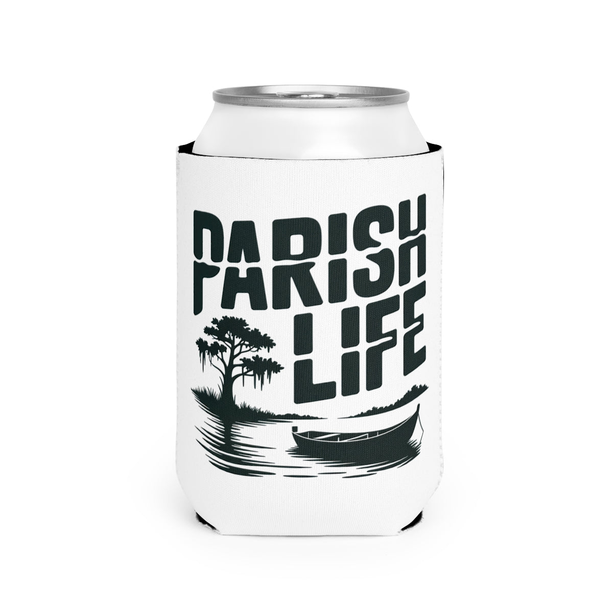 Parish Life Boat on River Can Sleeve product