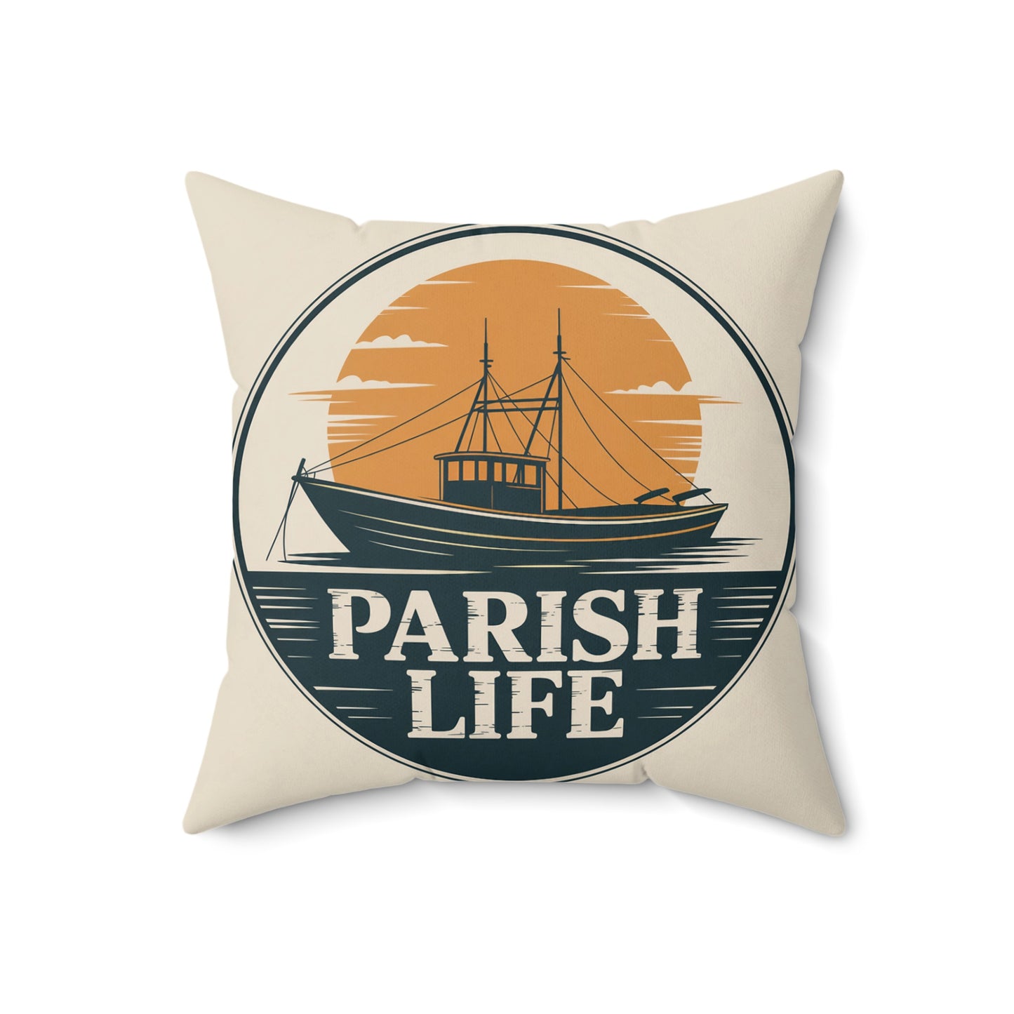 Parish Life Scenic Print Square Throw Pillow product
