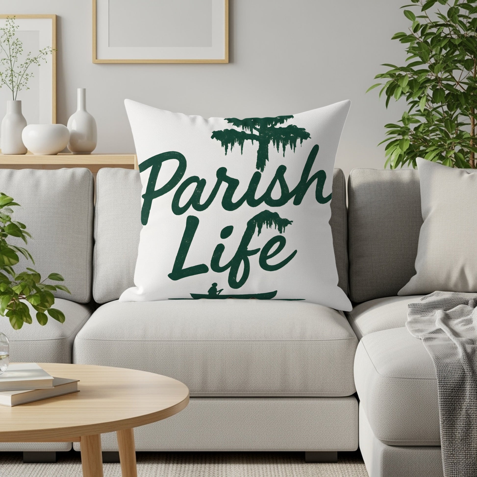 Parish Life Throw Pillow for Living Room Decor product type